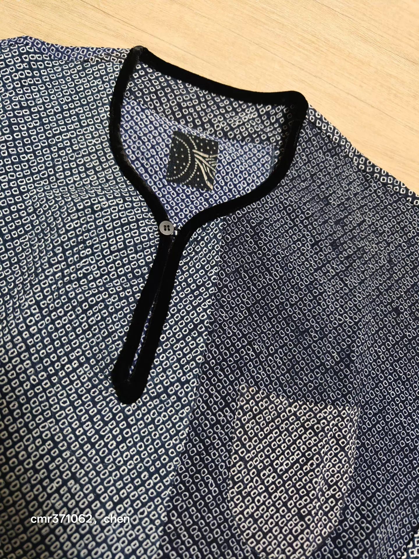 Visvim VISVIM 24 ICT TUNIC VT SHIBORI Navy 3 Silk Shibori Size US L / EU 52-54 / 3 - 5 Thumbnail