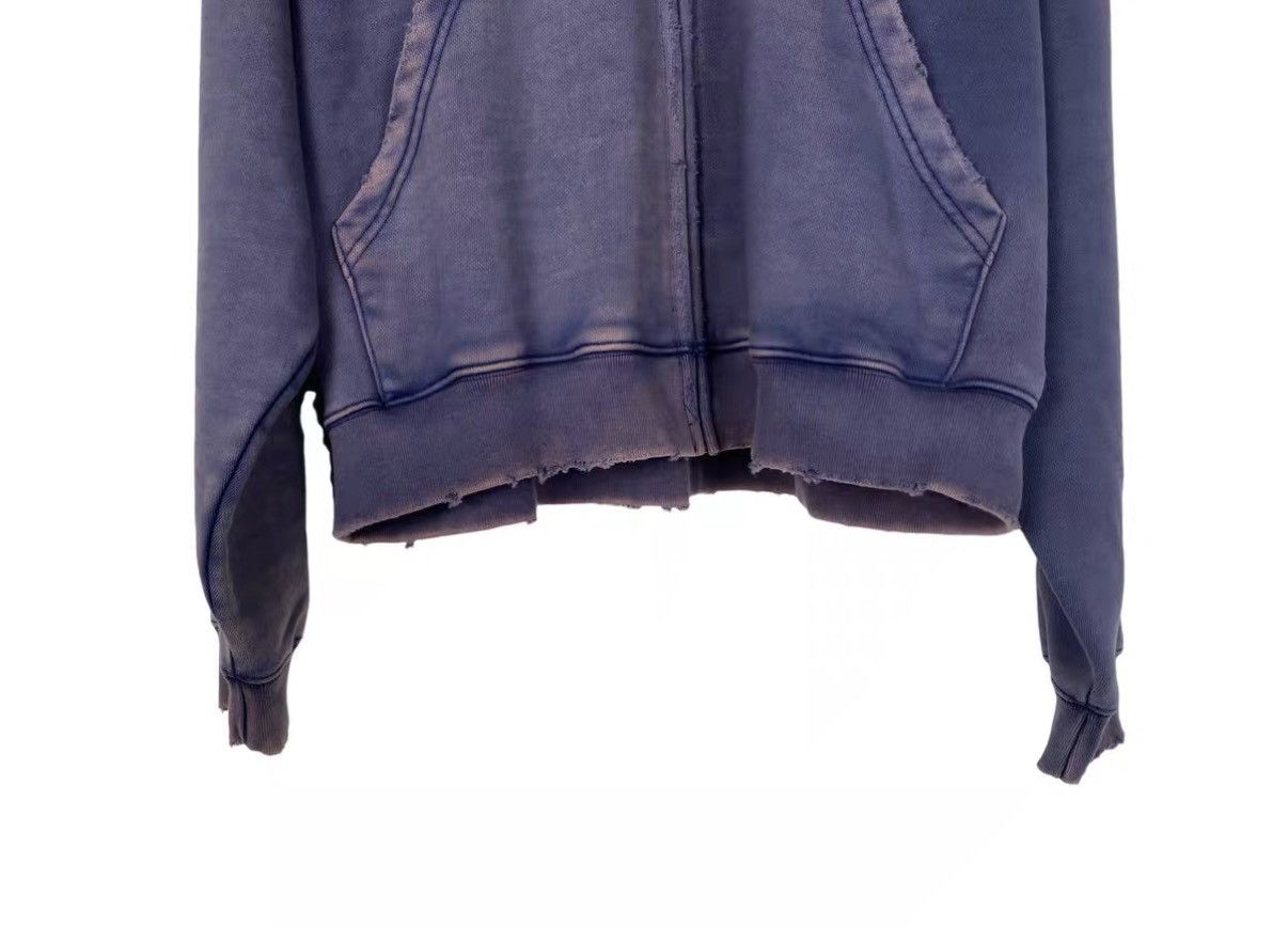 FAR FROM WHAT Far Archive Vintage Washed Taro Purple Zip-Up Hoodie J31 Size US XS / EU 42 / 0 - 4 Thumbnail