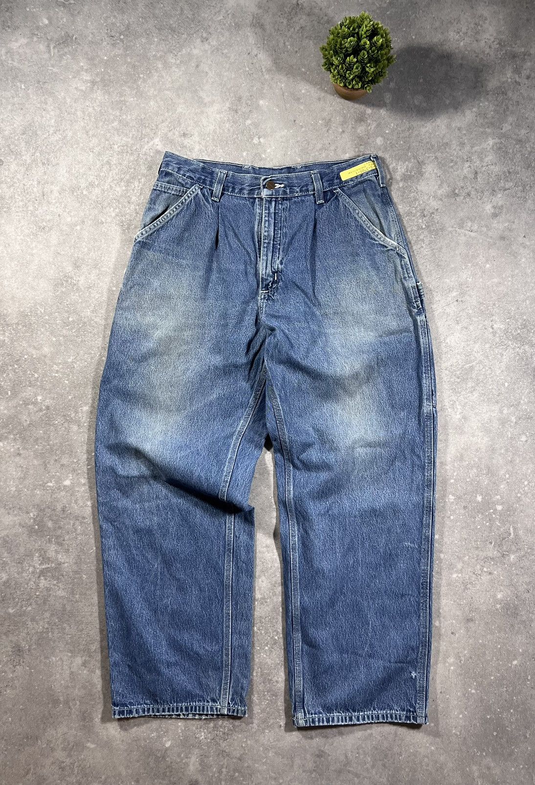Carhartt × Vintage Vintage 90s Carhartt Baggy Denim Pants Mug Distressed Jeans Size US 31 - 4 Thumbnail