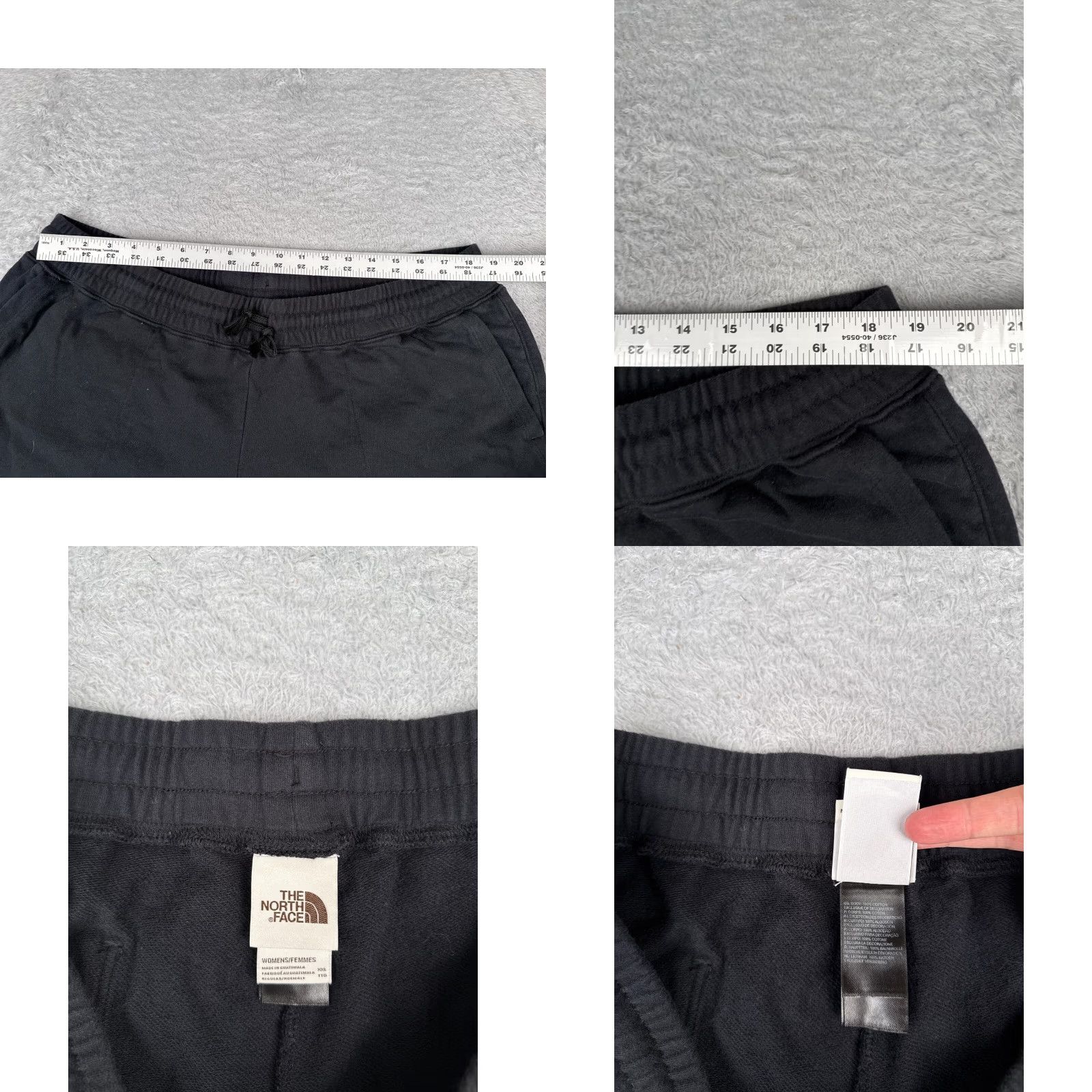 The North Face The North Face Short Women 2XL Black Sweat Elastic Waist French Terry Cotton Size 40" / US 18 - 8 Thumbnail