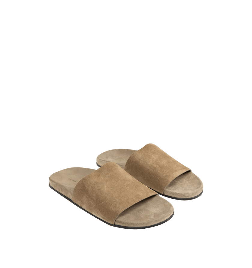 The Row o1h1sh11225 Hugh Slide in Beige Size US 7 / EU 40 - 2 Thumbnail