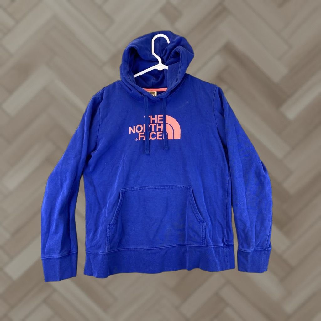 The North Face The North Face Women’s Large Half Dome Pullover Hoodie Blue 61-11 Embroidered Classic Size L / US 10 / IT 46 - 1 Thumbnail