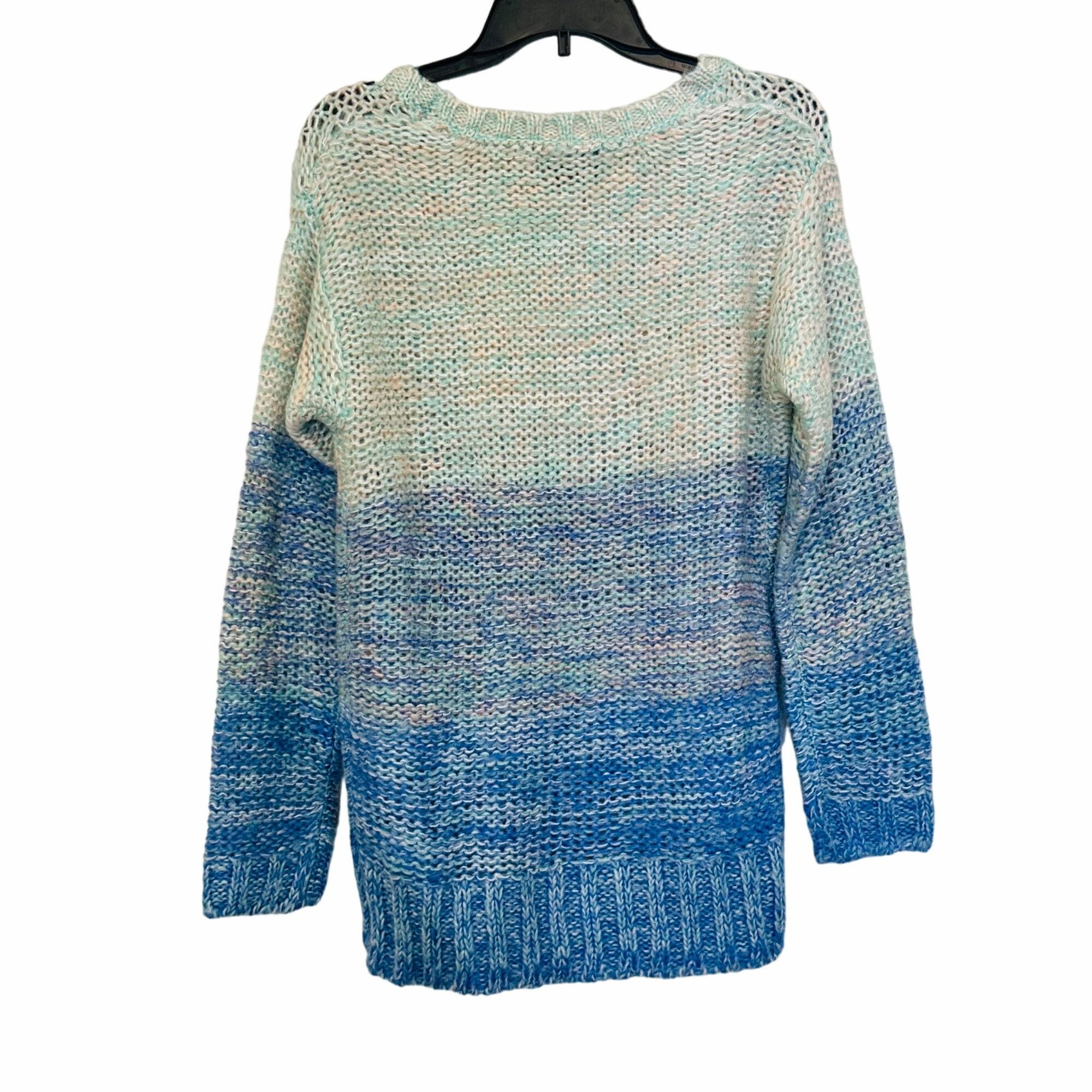 Other ✨Ultra Flirt Womens Sz L Long Sleeve Knit Sweater Blue Ombre Size L / US 10 / IT 46 - 2 Thumbnail