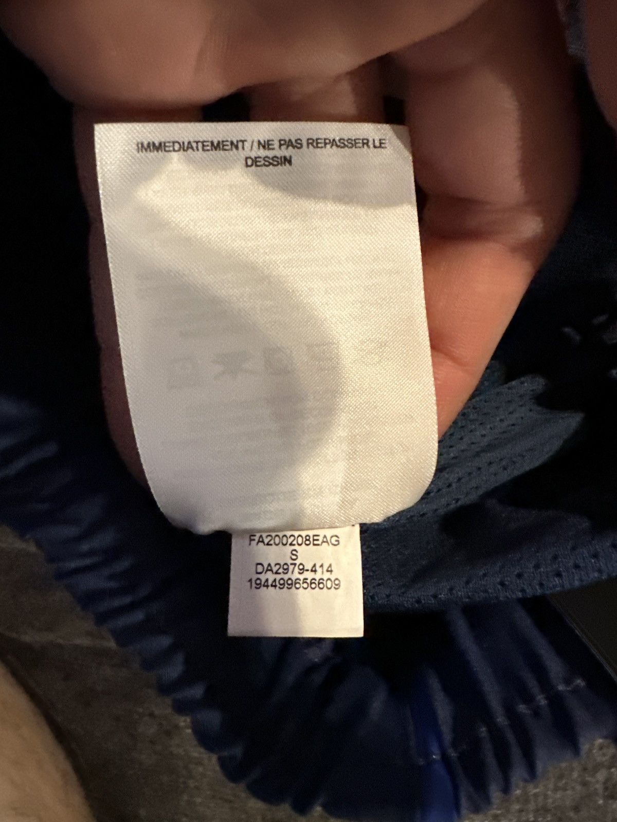 Fragment Design × Jordan Brand Air Jordan x Fragment Woven Pant 'Navy/Sport Royal/White' Size US 30 / EU 46 - 9 Thumbnail