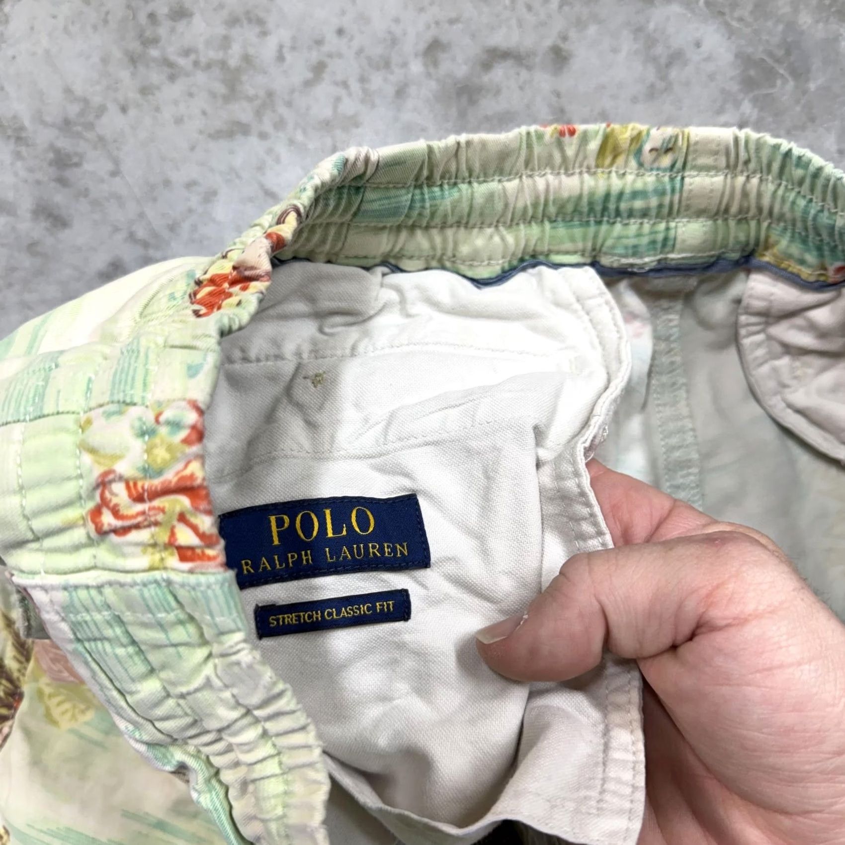 Polo Ralph Lauren Polo Ralph Lauren Shorts Mens Small Green Polo Bear Hawaiian Stretch Chino Polo Bear Floral Beach 90s Mens Size US S / EU 44-46 / 1 - 4 Thumbnail