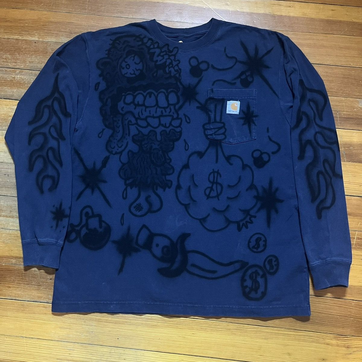 Carhartt Carhartt airbrush rat shirt Size US L / EU 52-54 / 3 - 1 Thumbnail