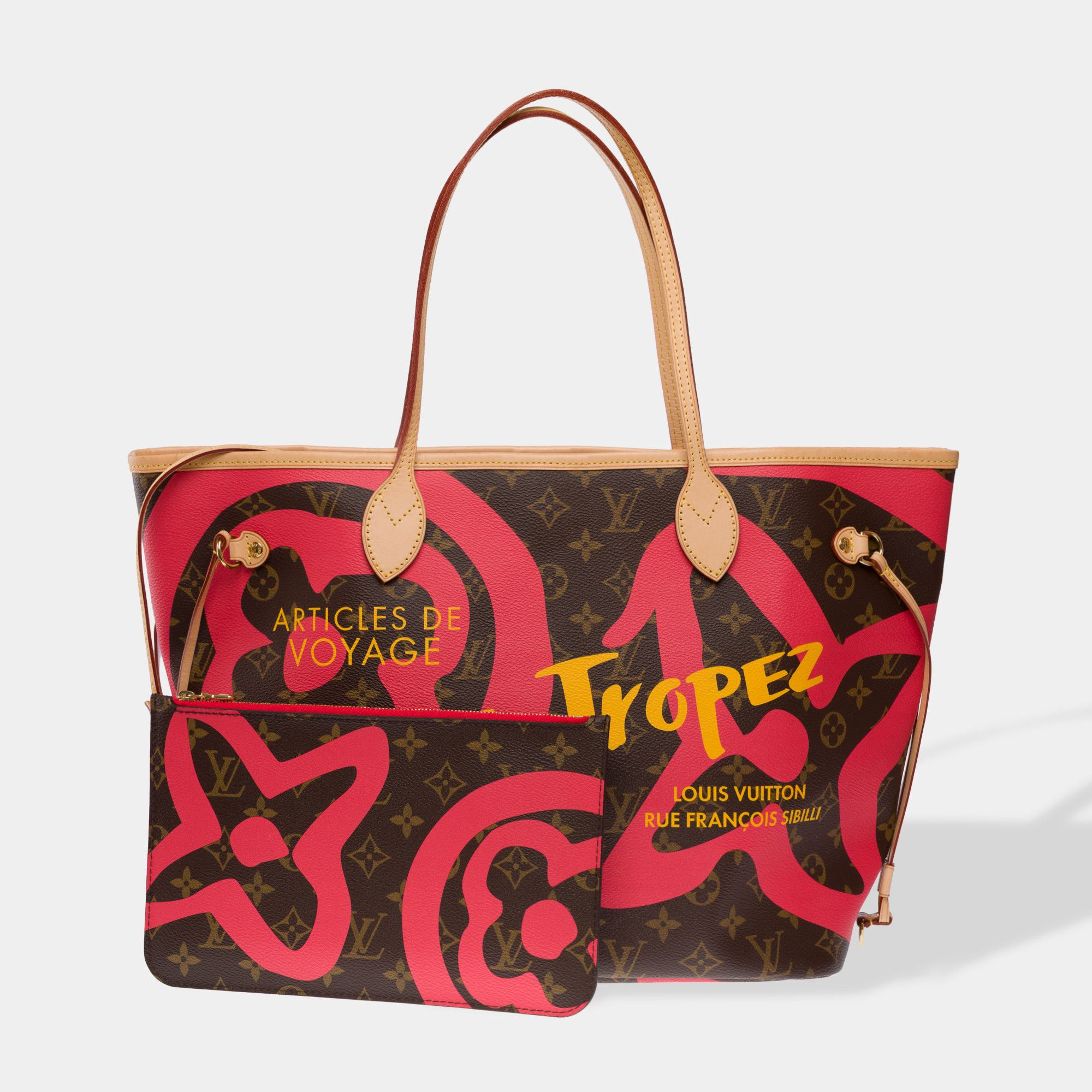 LOUIS VUITTON Neverfull in Brown Canvas