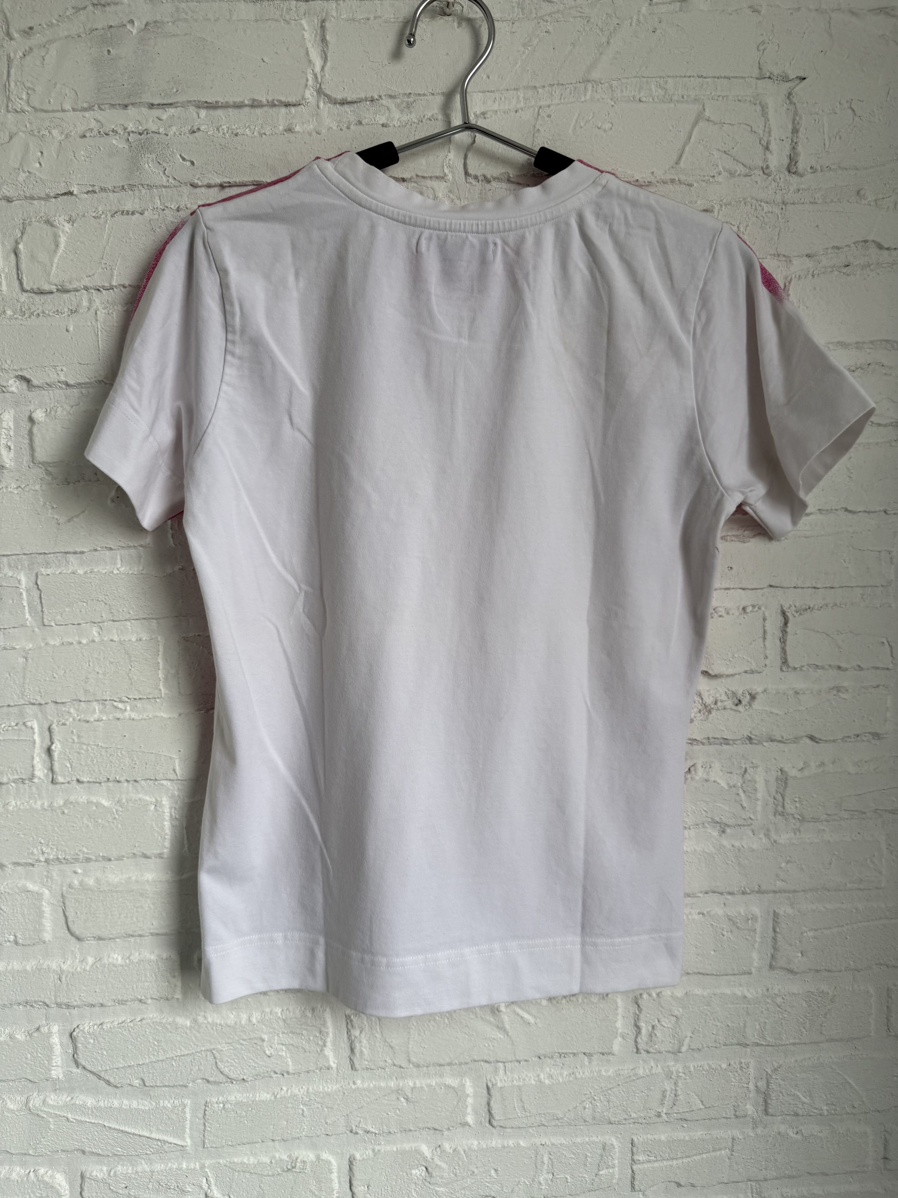 Burberry Rare Vintage Burberry pink washed denim logo t-shirt Size L / US 10 / IT 46 - 10 Thumbnail