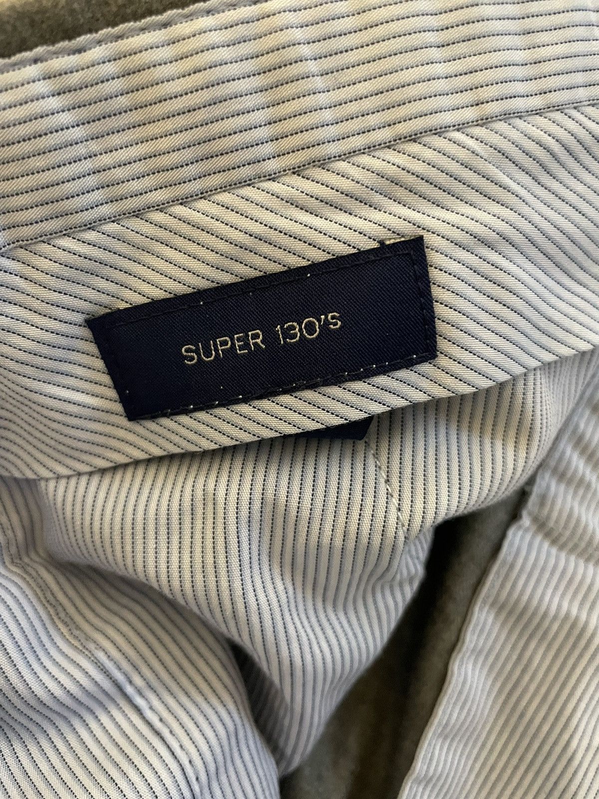 Incotex Super 130's Wool Flannel Flat Front Trouser Size US 40 / EU 56 - 5 Thumbnail