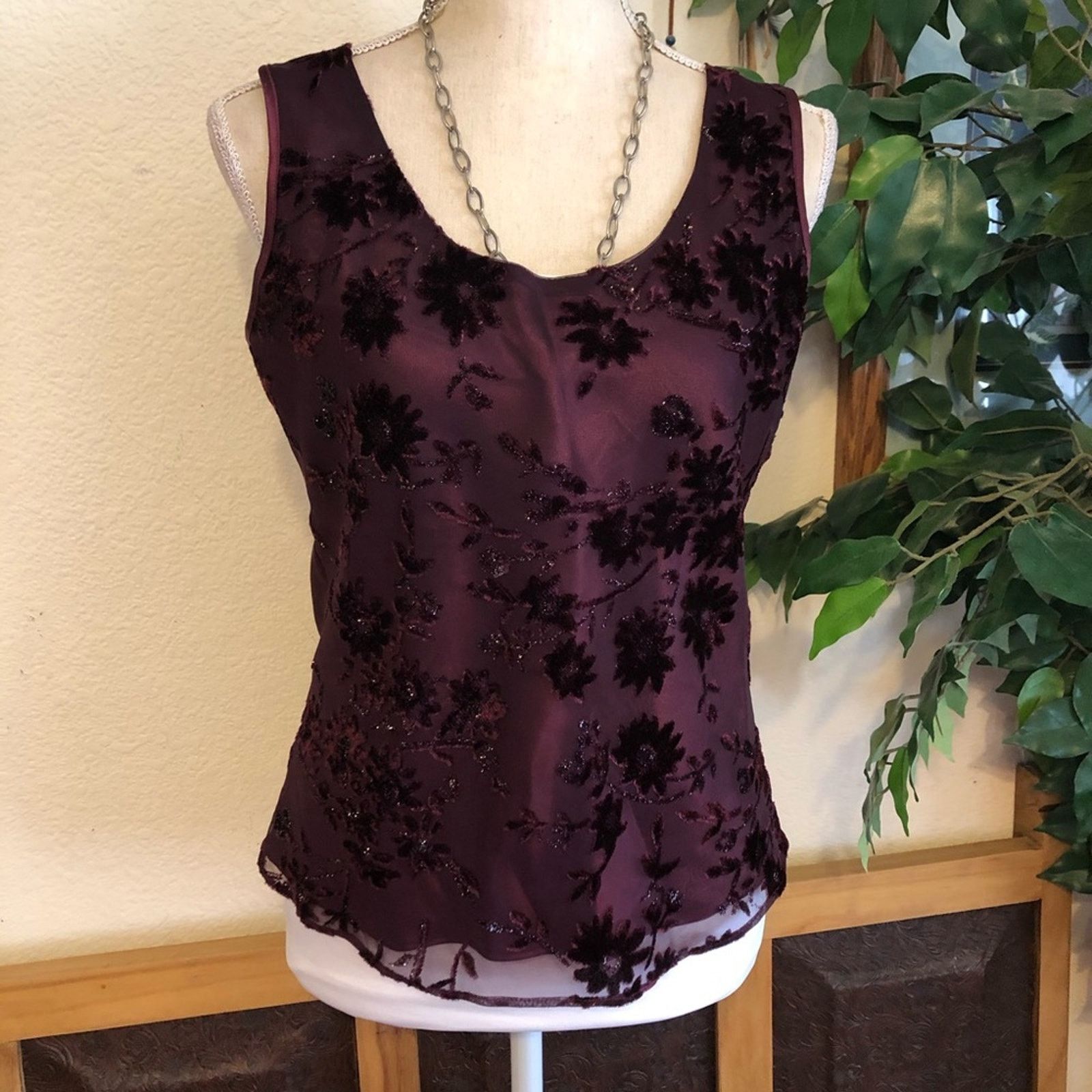 Other Escapades sparkle glitter felt tank w/blouse set Size L / US 10 / IT 46 - 1 Thumbnail
