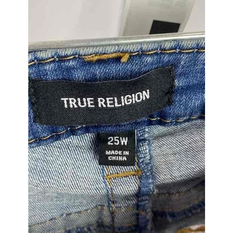 True Religion True Religion Halle Women's Blue Skinny Jeans Sz 25 Size 25" / US 0 / IT 36 - 3 Thumbnail