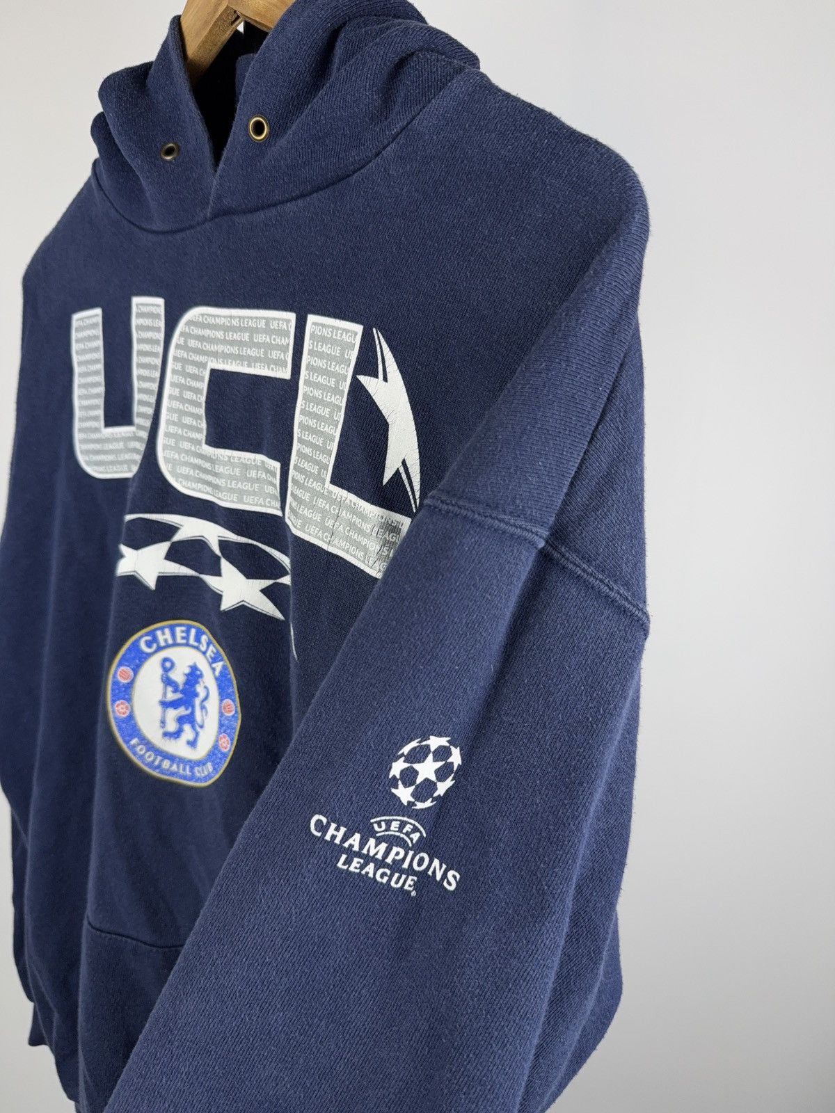 UEFA Vintage 00s UEFA Chelsea UCL Champions League Hoodie Size US L / EU 52-54 / 3 - 6 Thumbnail