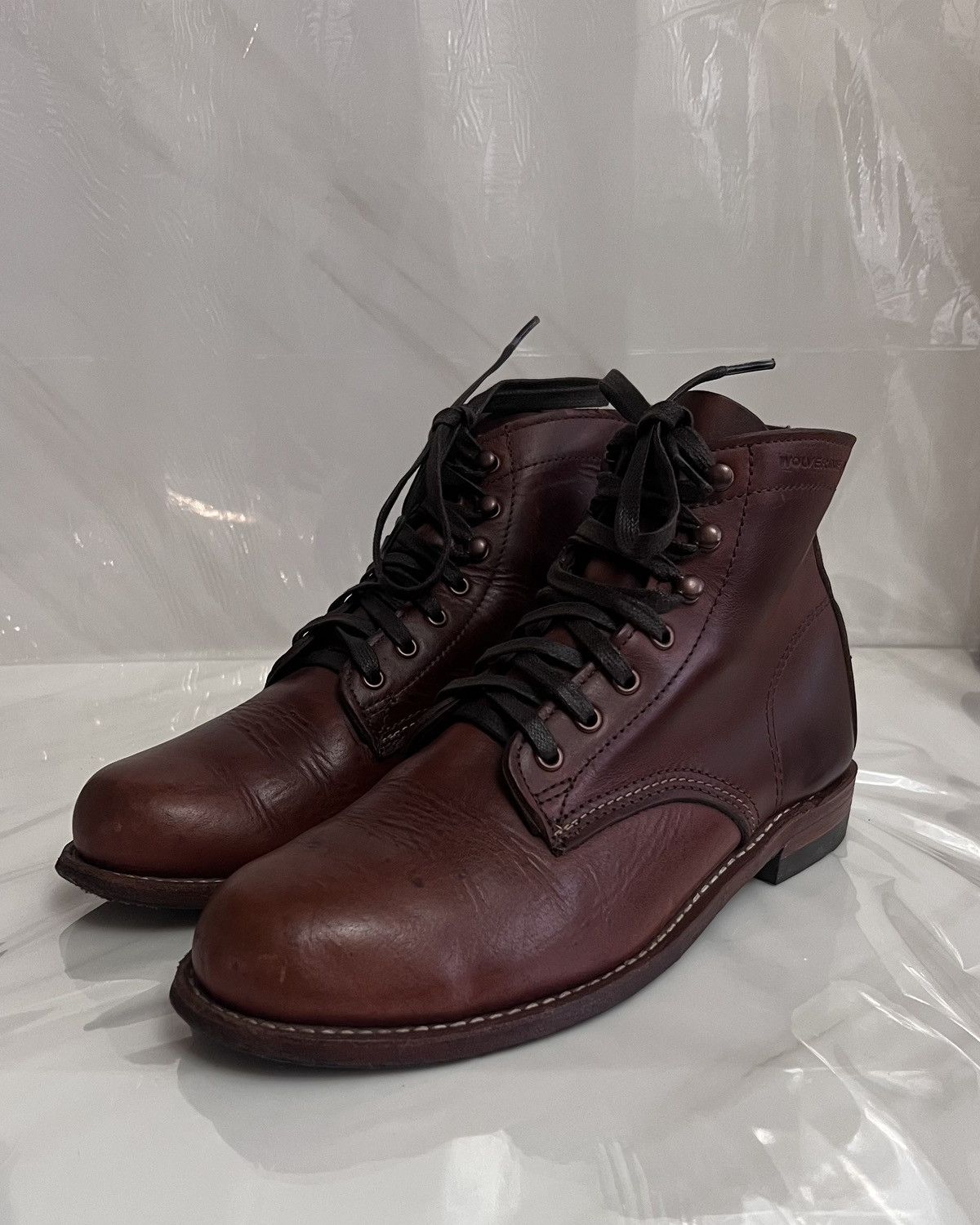 Wolverine Wolverine 1000 mile plain toe brown Men’s boot size 8 D Size US 8 / EU 41 - 3 Thumbnail