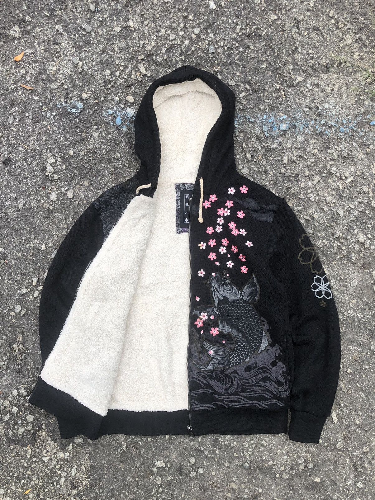 Japanese Brand RARE Vintage Overprint Embroidery Japanese Sukajan Hoodie Size US L / EU 52-54 / 3 - 5 Thumbnail