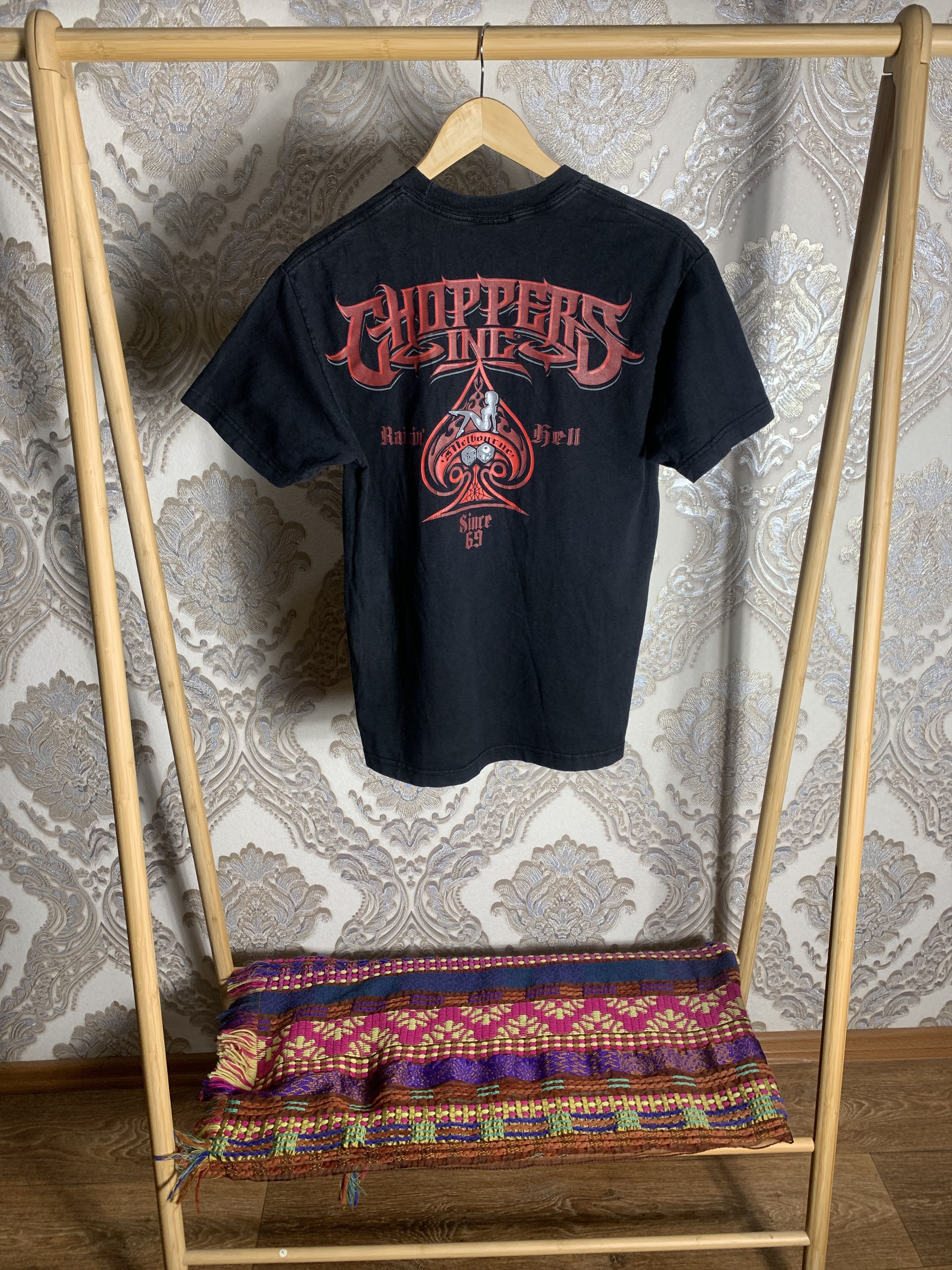 Harley Davidson VINTAGE HARLEY DAVIDSON MOTORCYCLE CHOPPERS ING 90s Size US S / EU 44-46 / 1 - 1 Thumbnail