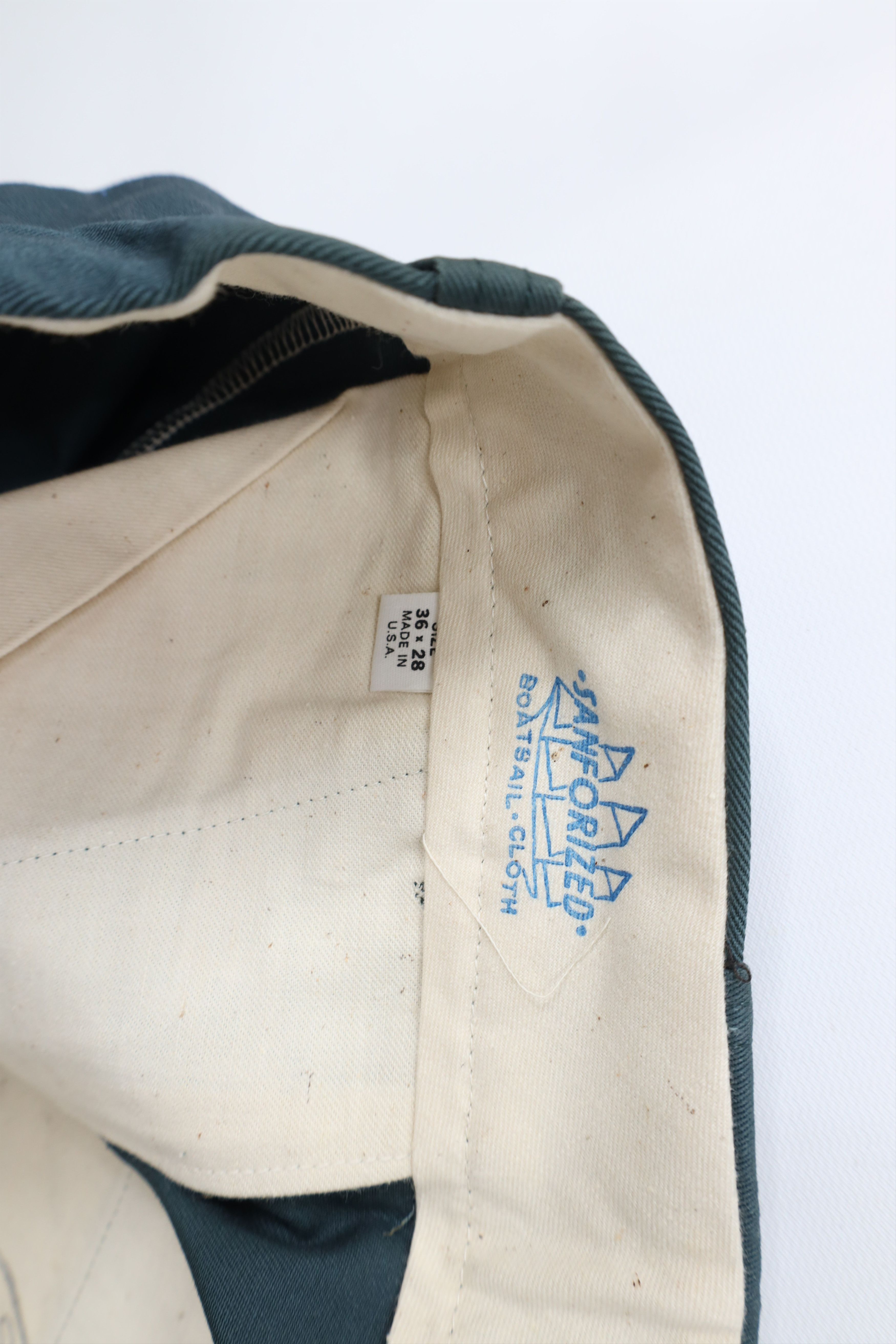 Vintage Deadstock Vintage 60s Cotton Twill Pants Green USA Size US 36 / EU 52 - 9 Thumbnail