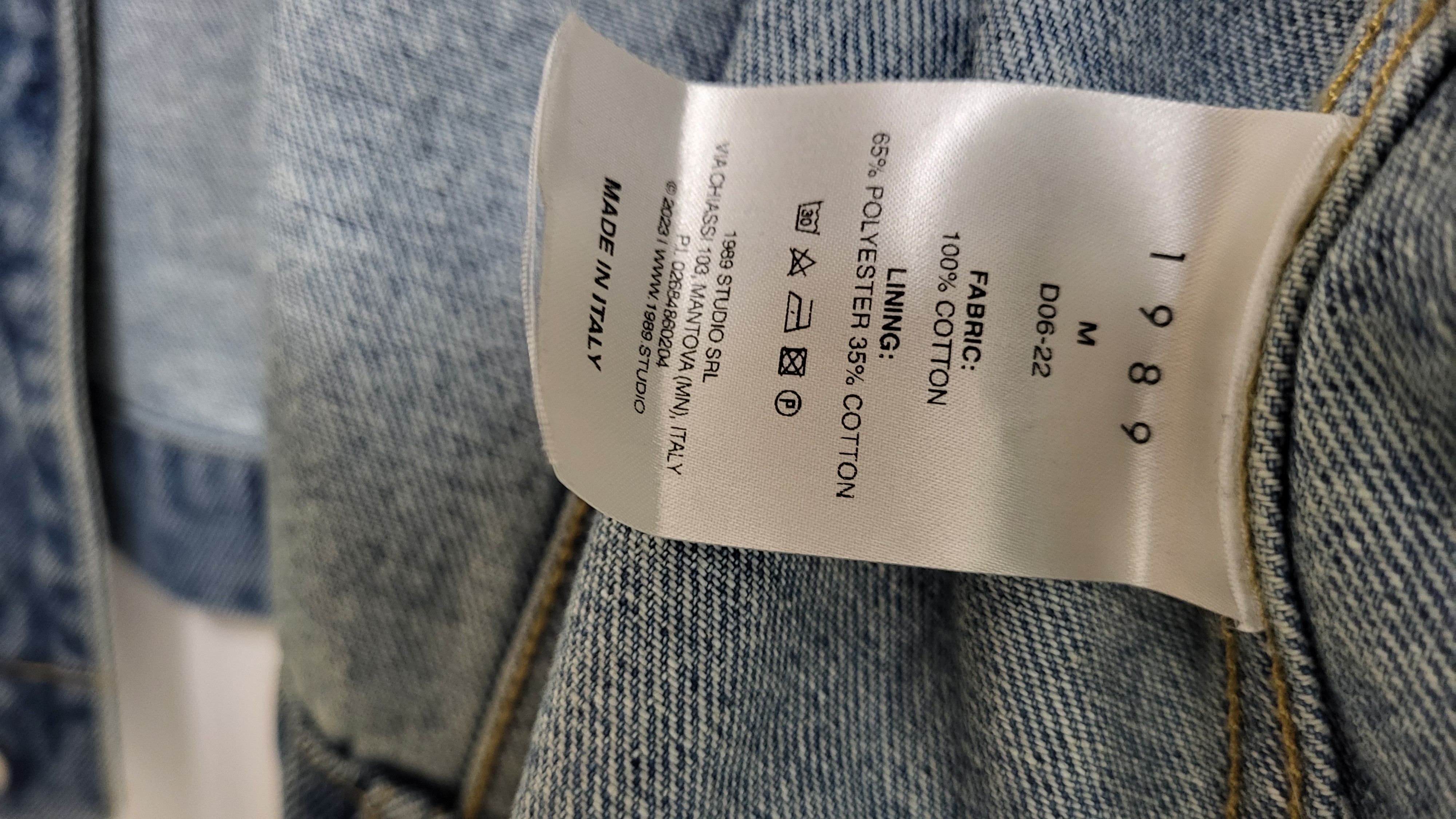1989 STUDIO Trucker Denim Jacket Size US M / EU 48-50 / 2 - 3 Thumbnail