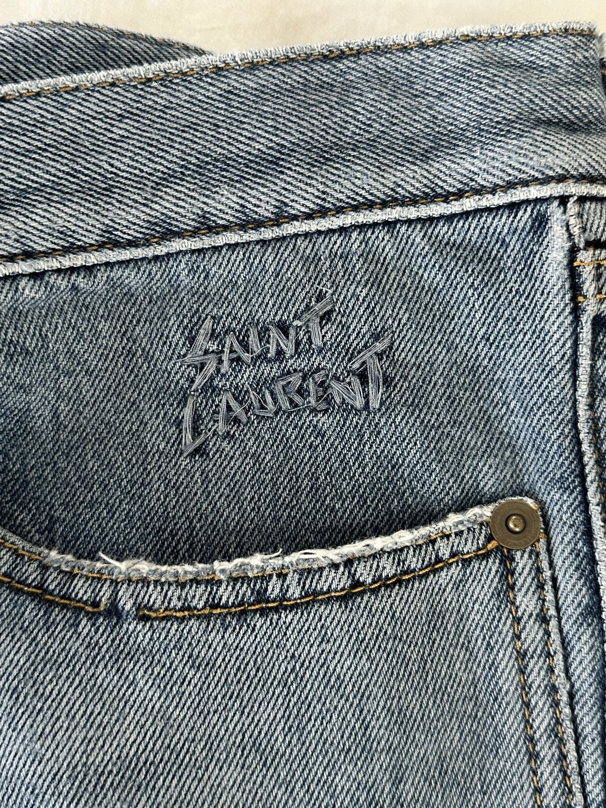 Saint Laurent Paris Saint laurent Paris denim Size US 30 / EU 46 - 8 Thumbnail