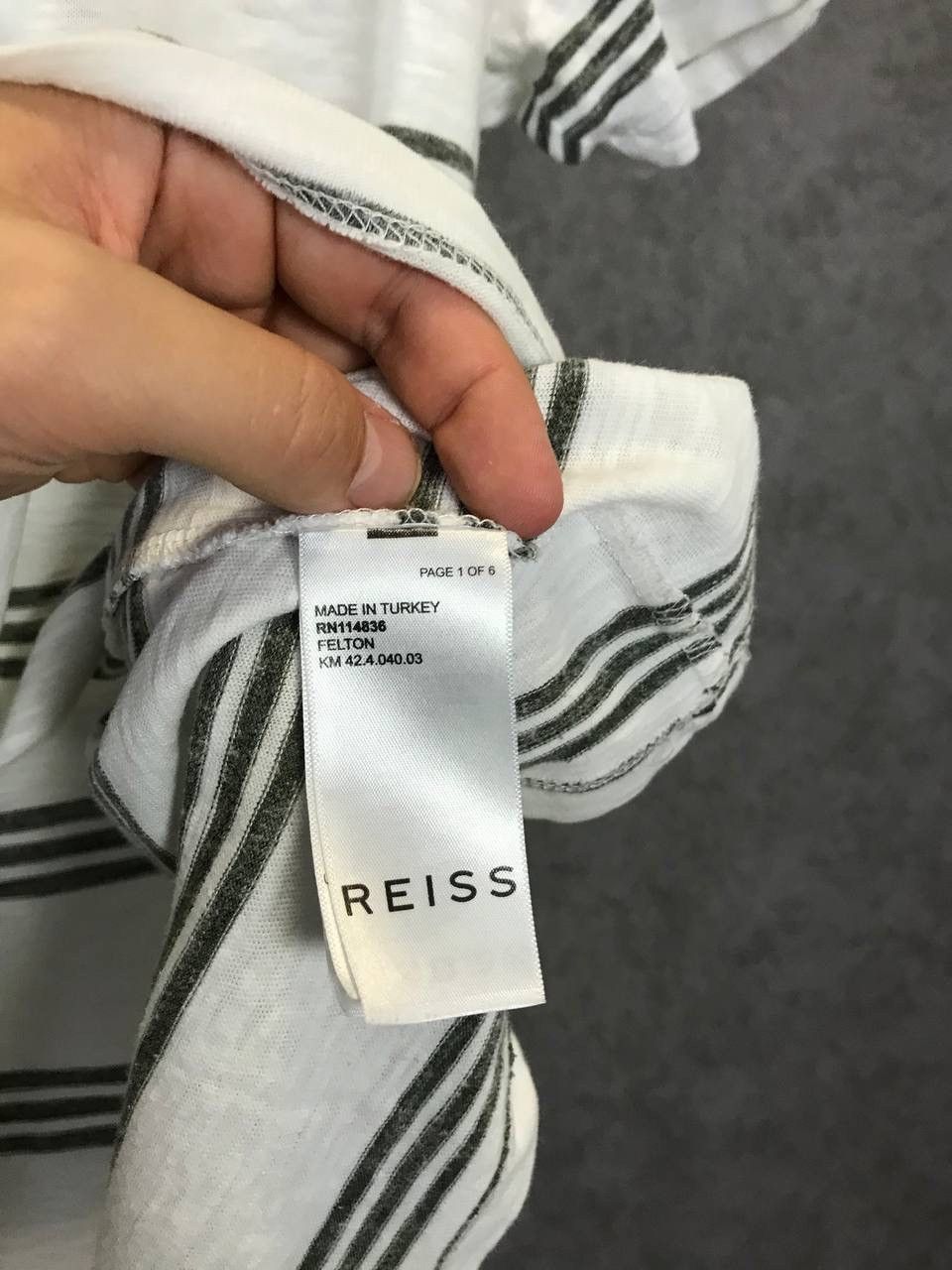 Reiss Reiss striped tee Size US XL / EU 56 / 4 - 4 Thumbnail