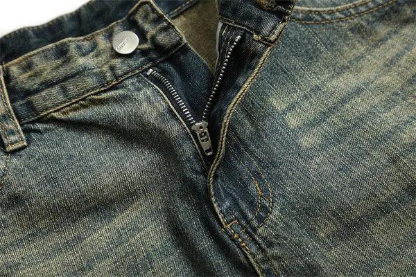 Japanese Brand Ryou Punk washed distressed vintage men's bootcut jeans Size US 32 / EU 48 - 3 Thumbnail