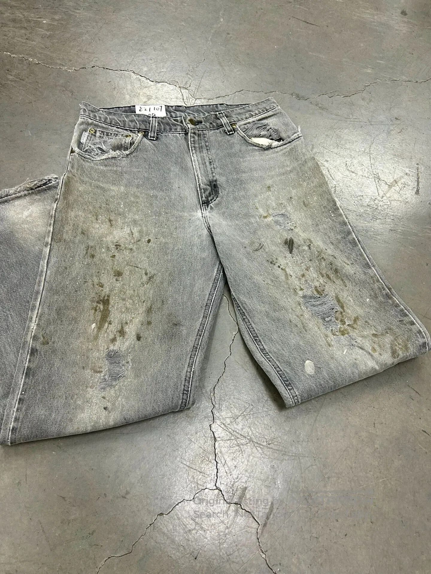 Vintage Vintage Carhartt B11 B152 Faded Paint Pants. Size US 32 / EU 48 - 4 Thumbnail