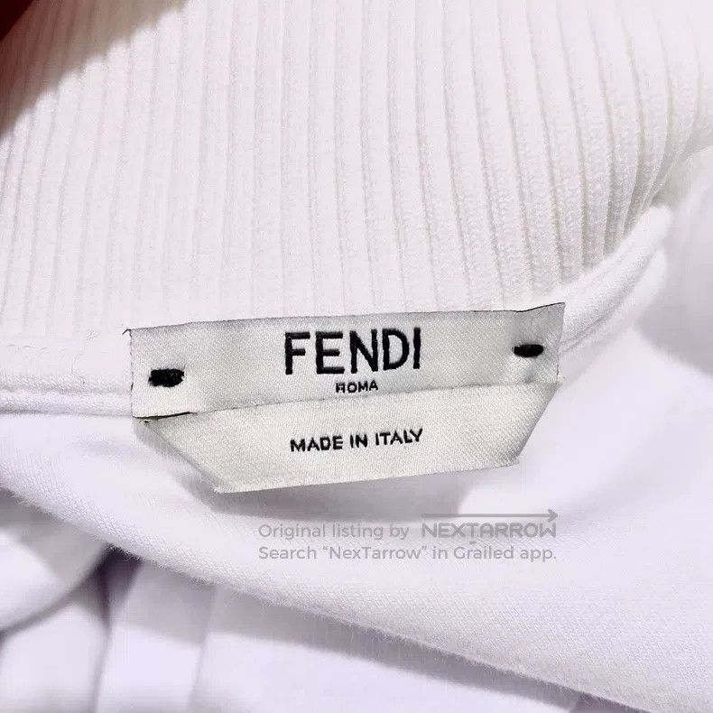 Fendi Fendi Double F Logo White School Jacket Size XS / US 0-2 / IT 36-38 - 3 Thumbnail