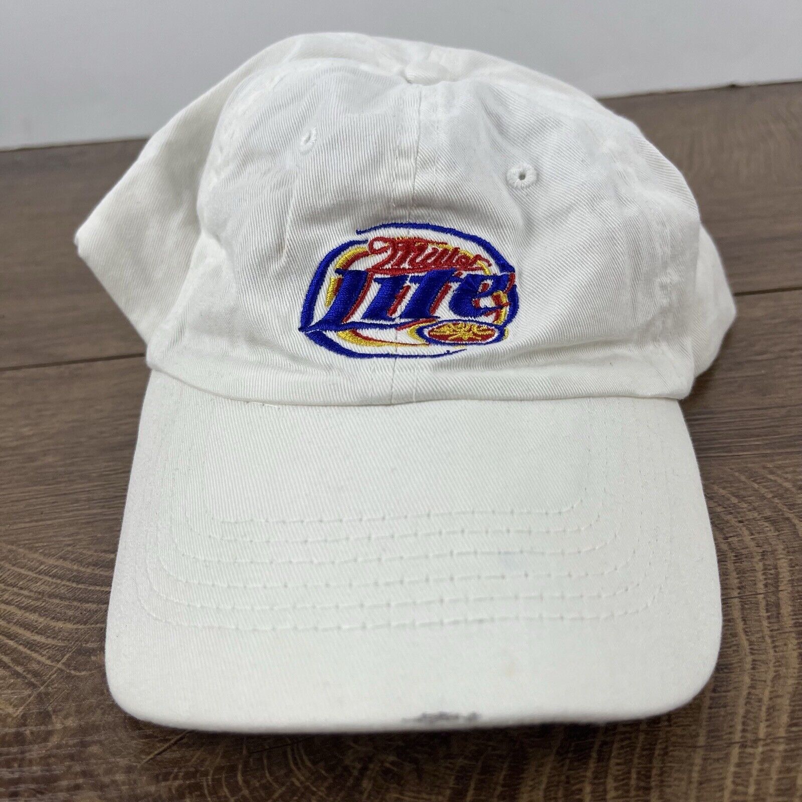 Other Miller Lite White Hat Miller White Cap Hat Adjustable Hat Wh Size ONE SIZE - 5 Thumbnail