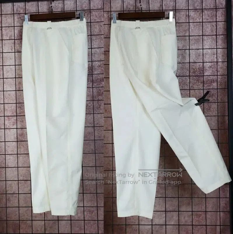 Dior Dior Women's Cream Wool Blend Embroidered Pants . Size 24" / US 00 / IT 34 - 2 Thumbnail