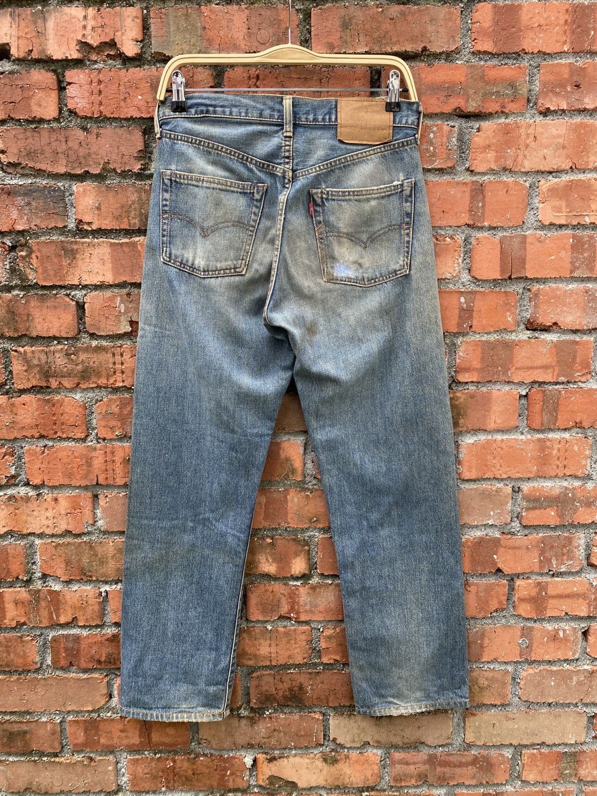 Levi's × Levi's Vintage Clothing × Vintage W30x28.5 vintage levi's 502 redline big E distresed Size US 30 / EU 46 - 2 Thumbnail
