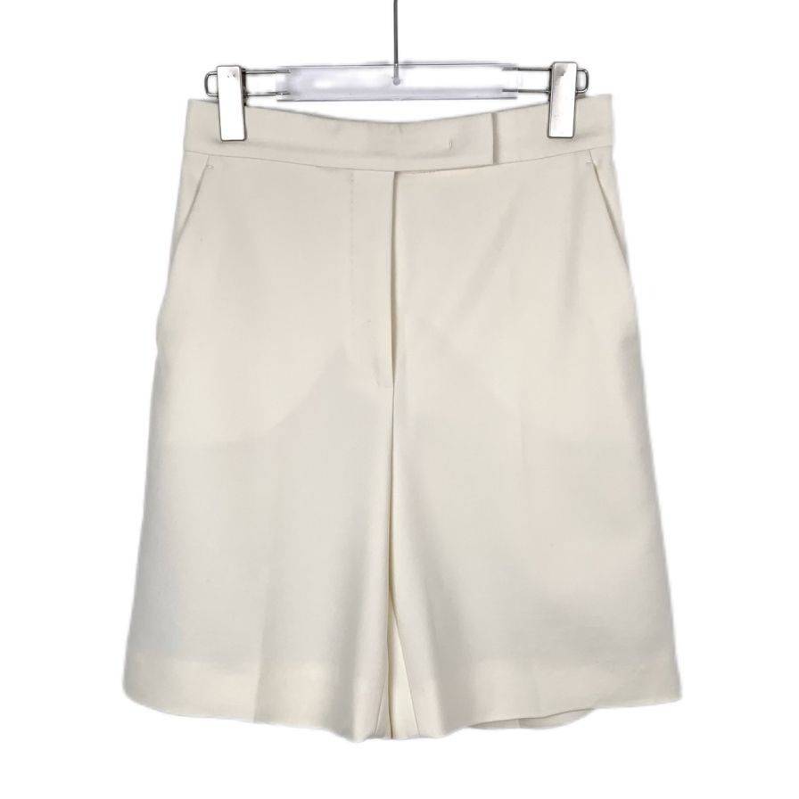 Max Mara Maxmara Beige Wool Shorts (Size 40) Size 40" / US 18 - 1 Thumbnail