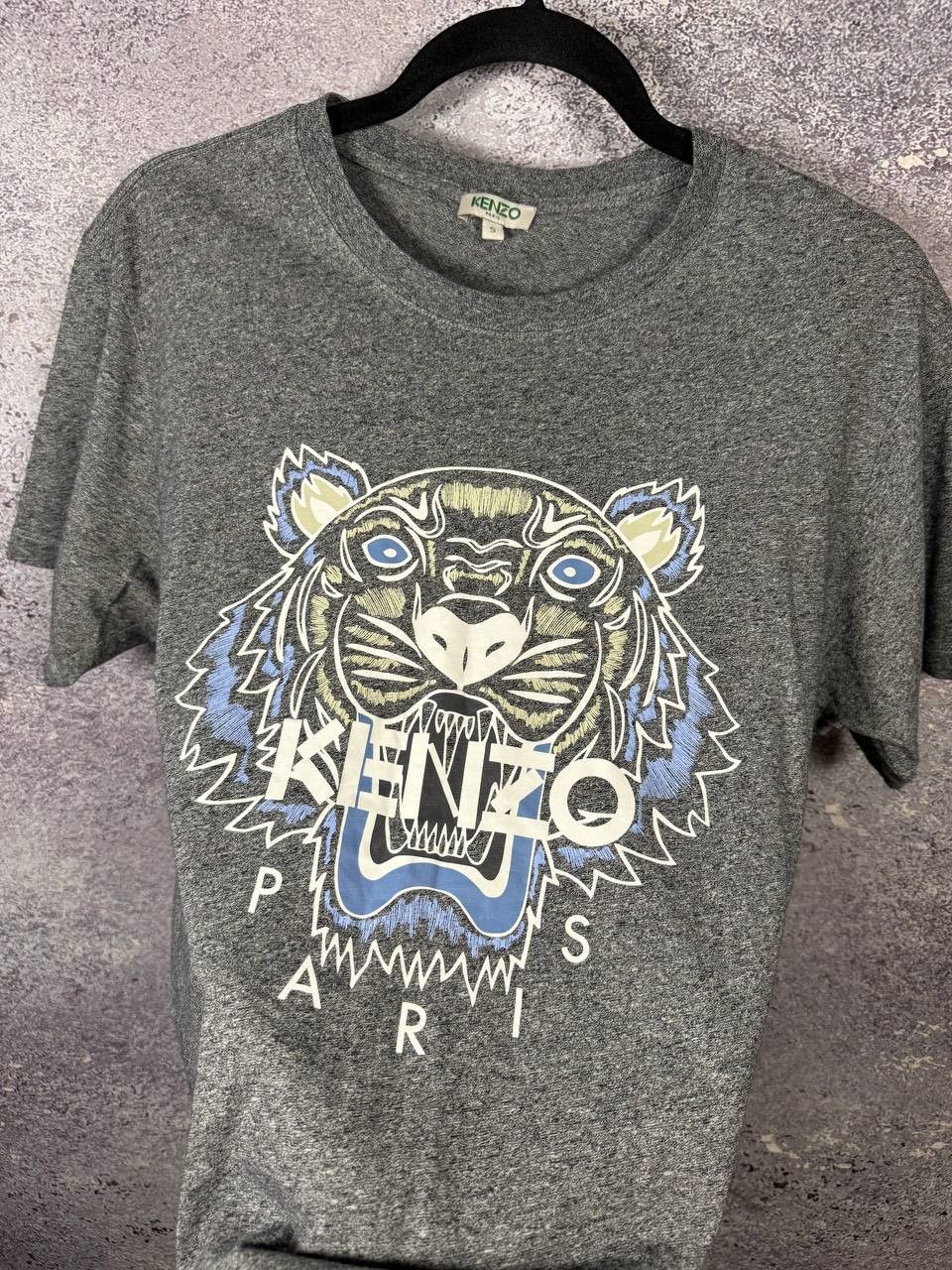 Kenzo Kenzo Paris Grey Crew Neck Tiger Logo Graphic Print Tee Size US S / EU 44-46 / 1 - 6 Thumbnail