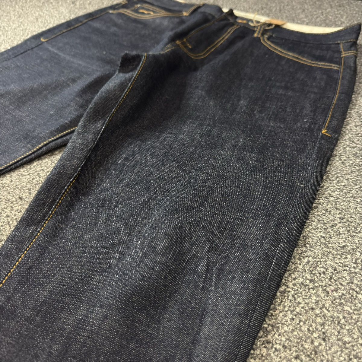 14th Addiction 🔥🇯🇵 Japanese Raw Denim Plac Relaxed Slim Crop Archive Y2K Size US 34 / EU 50 - 5 Thumbnail