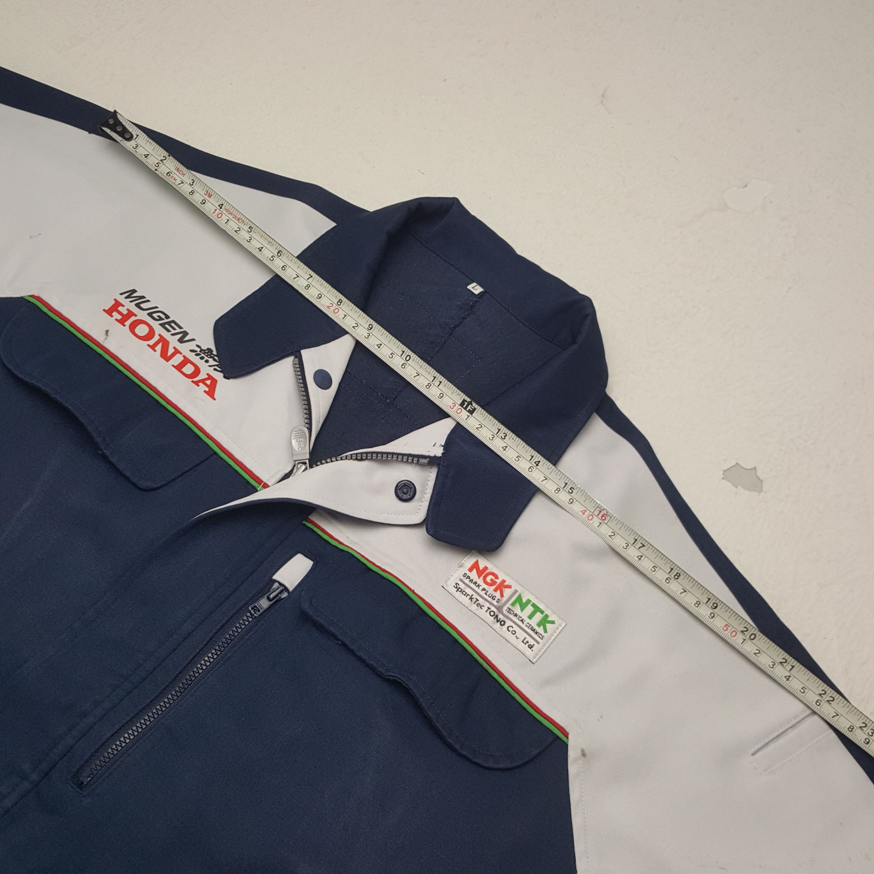 Honda × Vintage Vintage Mugen Honda X NGK Japanese Racing Custom Art Jacket Size US M / EU 48-50 / 2 - 5 Thumbnail