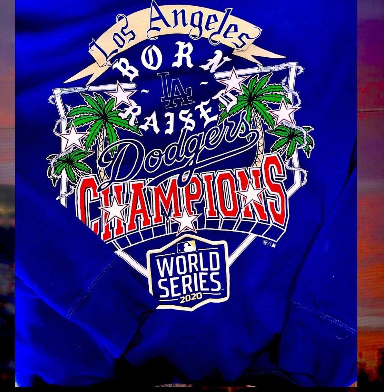 47 Brand × Born X Raised Born x Raised LA Dodgers 2020 World Series Champions Hoodie Size US XL / EU 56 / 4 - 2 Thumbnail