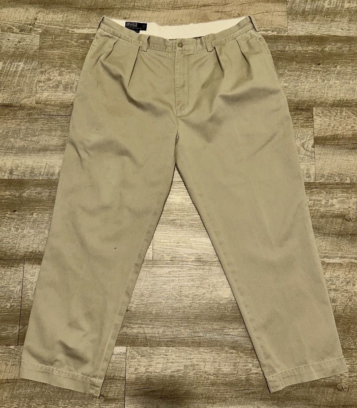 Polo Ralph Lauren Polo Ralph Lauren Mens Classic Fit Cotton Chino Pants Pleat Size US 38 / EU 54 - 1 Thumbnail