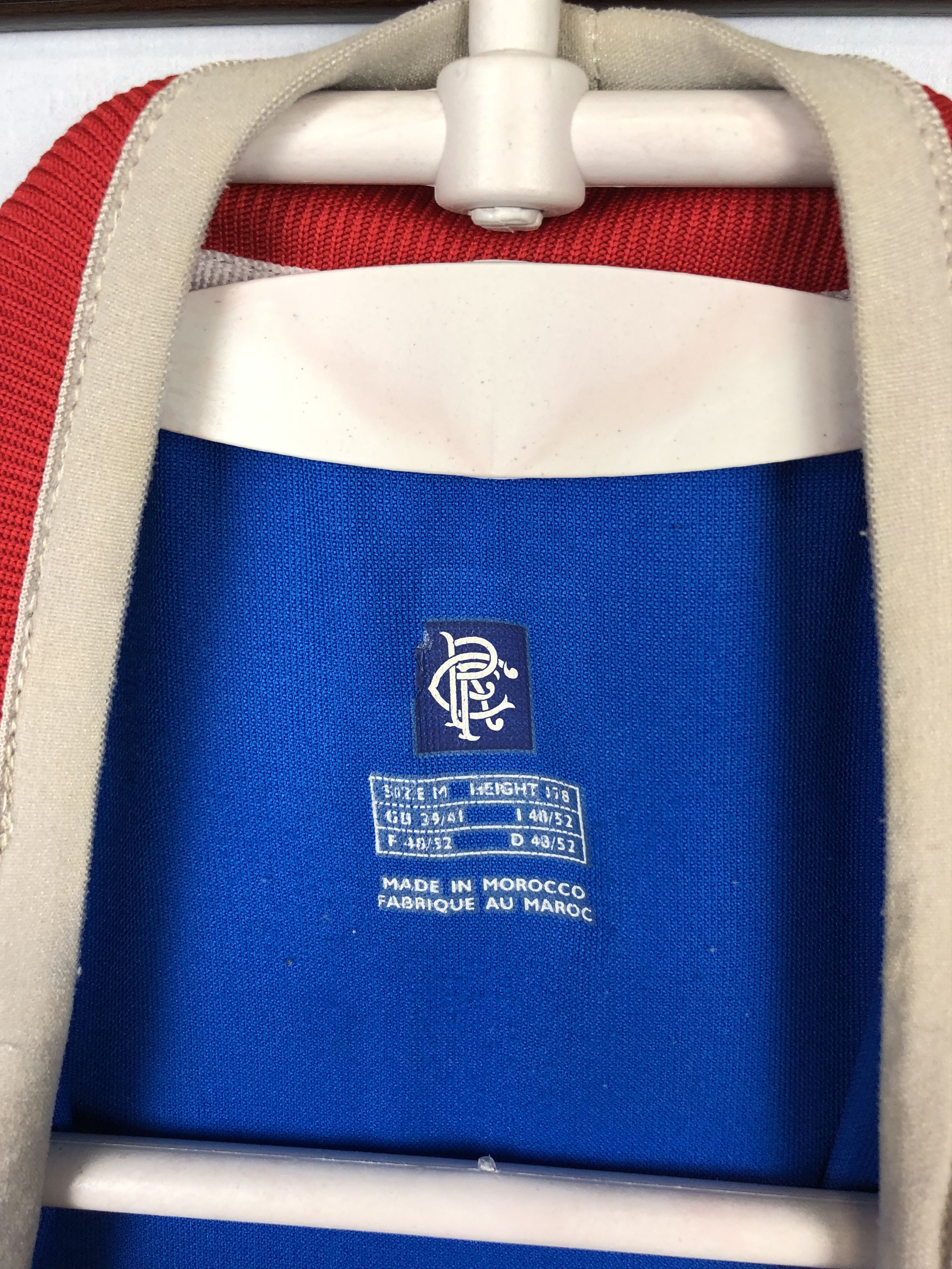 Vintage Rangers Home football shirt 2003 Soccer Jersey Blue Trikot Size US M / EU 48-50 / 2 - 5 Thumbnail