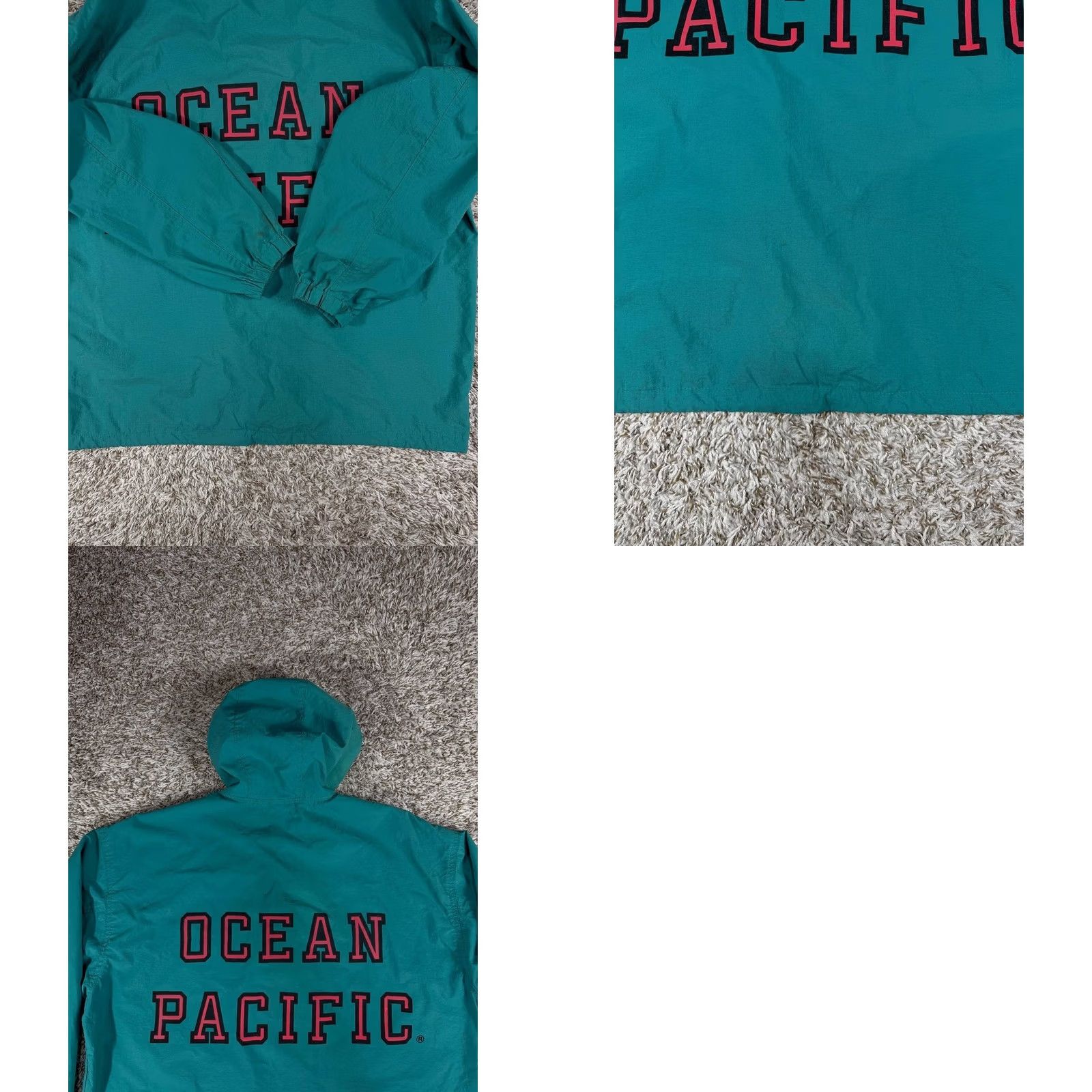Ocean Pacific VINTAGE Ocean Pacific Windbreaker Jacket XL Men Blue 90s Y2K Regular Size US XL / EU 56 / 4 - 10 Thumbnail