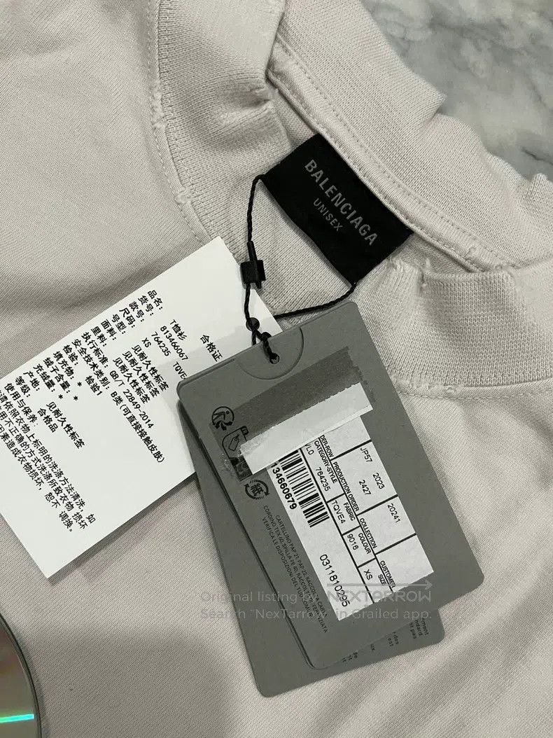Balenciaga Balenciaga Black CD short-sleeve T-shirt Size US S / EU 44-46 / 1 - 4 Thumbnail