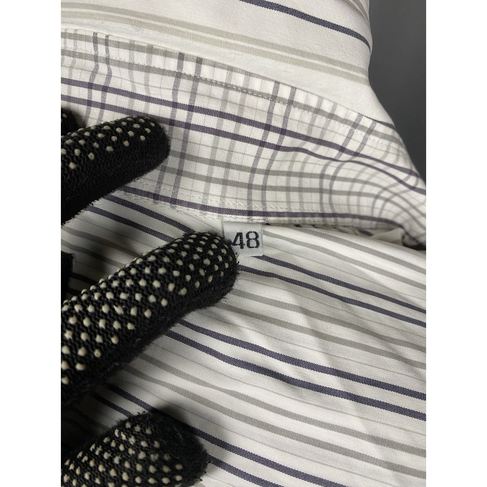 Dolce & Gabbana Dolce&Gabbana Men's Vintage White Blue Striped Longsleeve Sh Size US M / EU 48-50 / 2 - 10 Thumbnail
