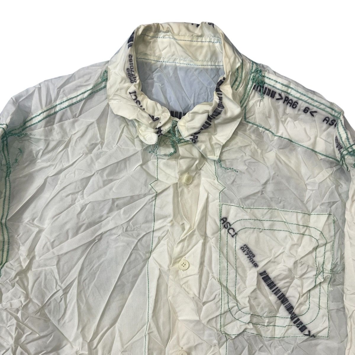 KANGHYUK 2020 COLLECTION 7 Crinkled Nylon Airbag Shirt