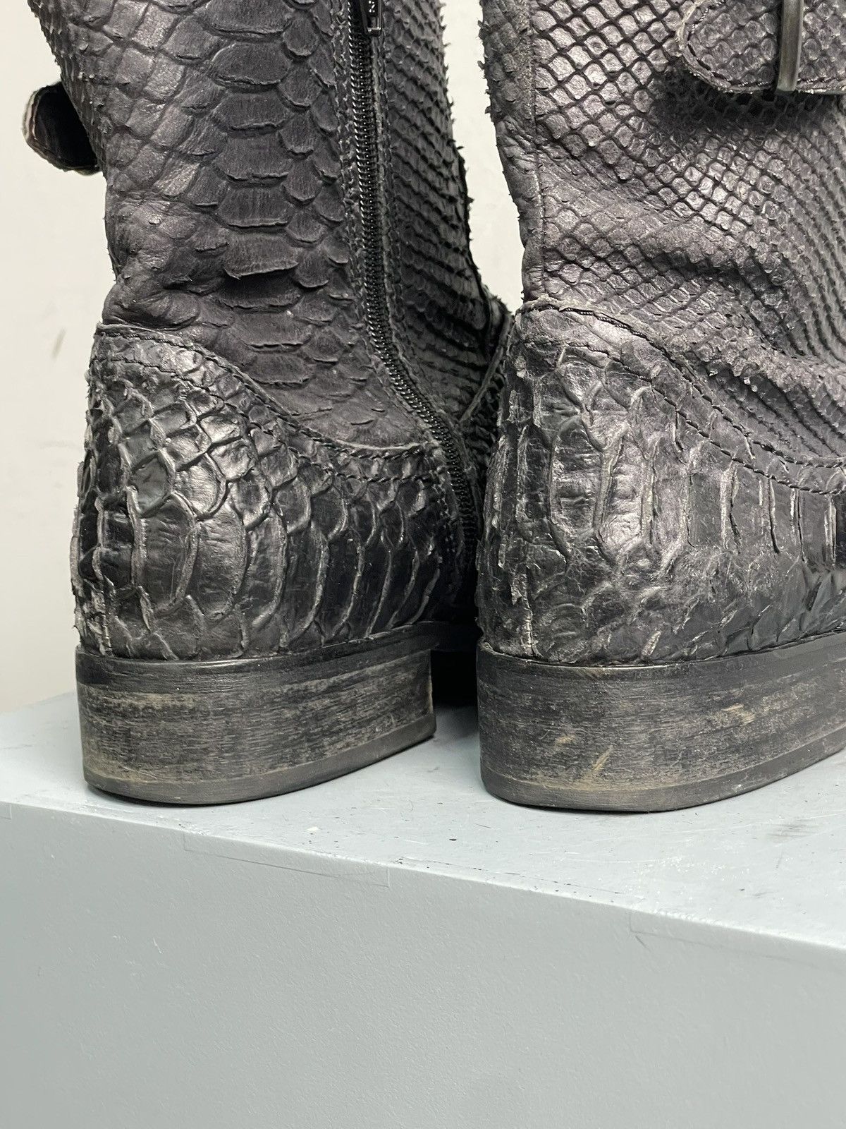 Guidi If six was nine style python leather snake gothic boots Size US 8 / EU 41 - 10 Thumbnail