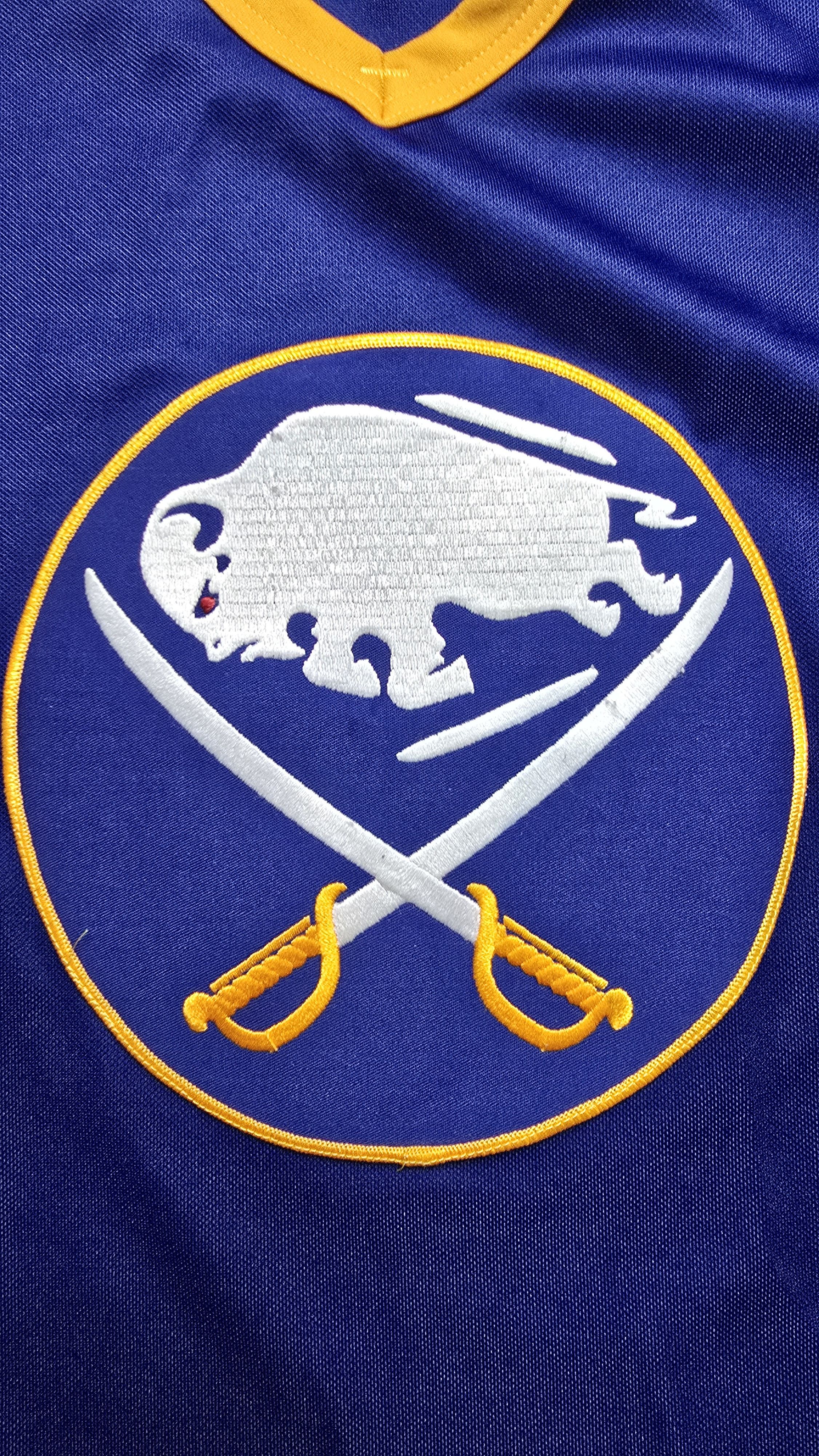 Ccm Vintage 90s NHL Buffalo Sabres CCM Blue Jersey Retro Logo Size US L / EU 52-54 / 3 - 21 Thumbnail
