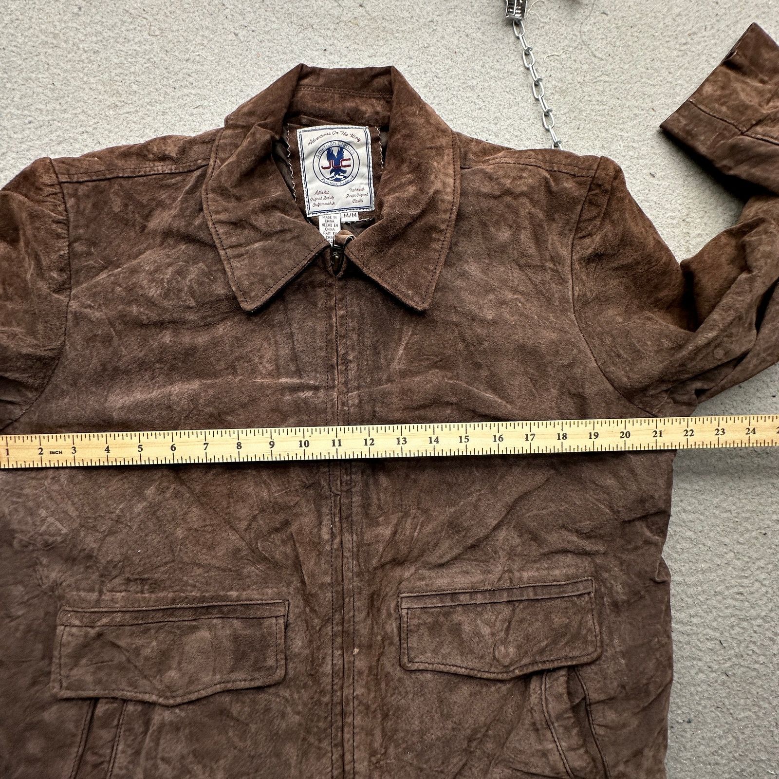 Other Vintage JLC Bomber Suede Leather Jacket Mens Medium Size US M / EU 48-50 / 2 - 6 Thumbnail