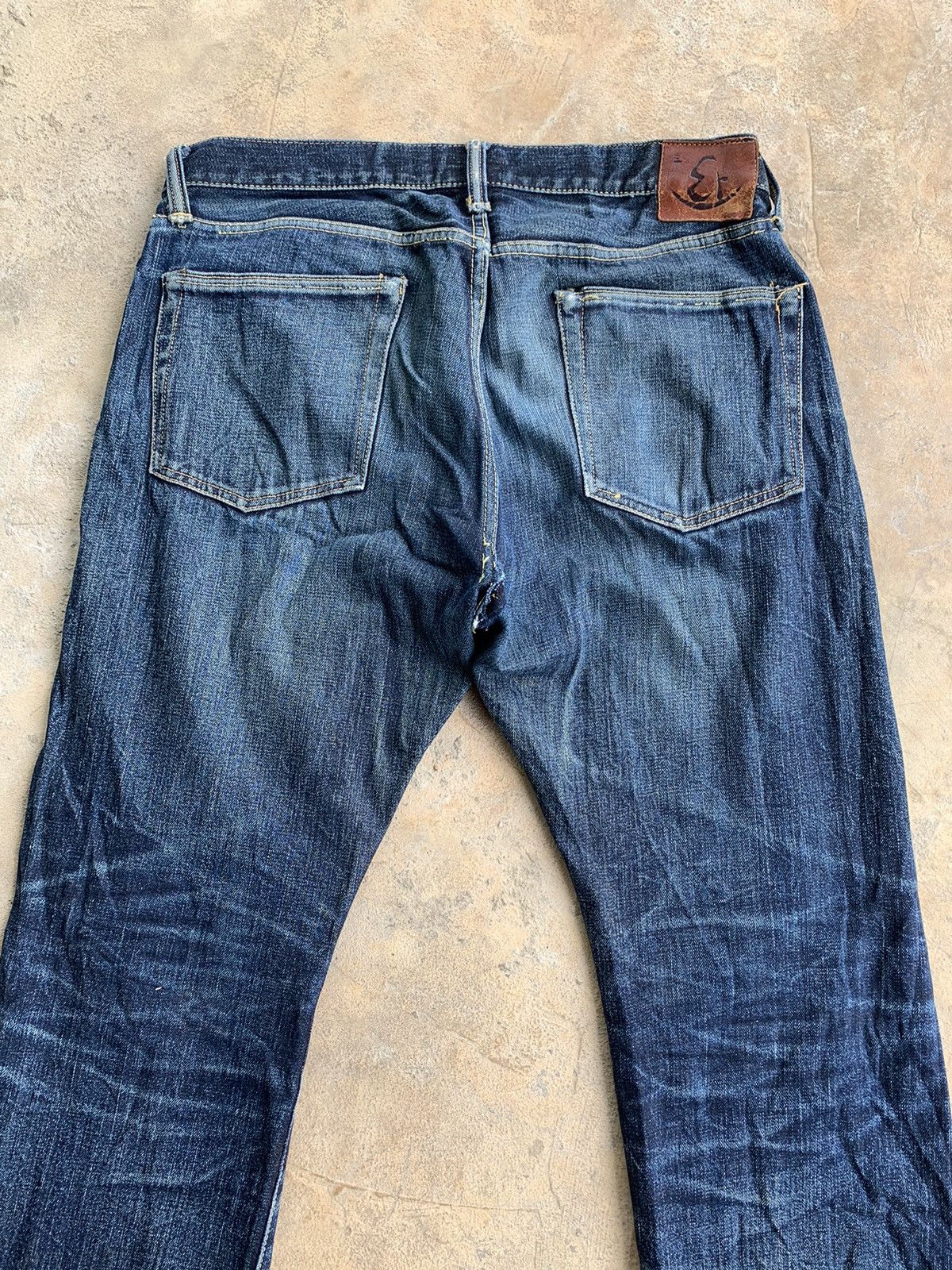 Vintage Eternal Selvedge Button Fly Distressed Denim