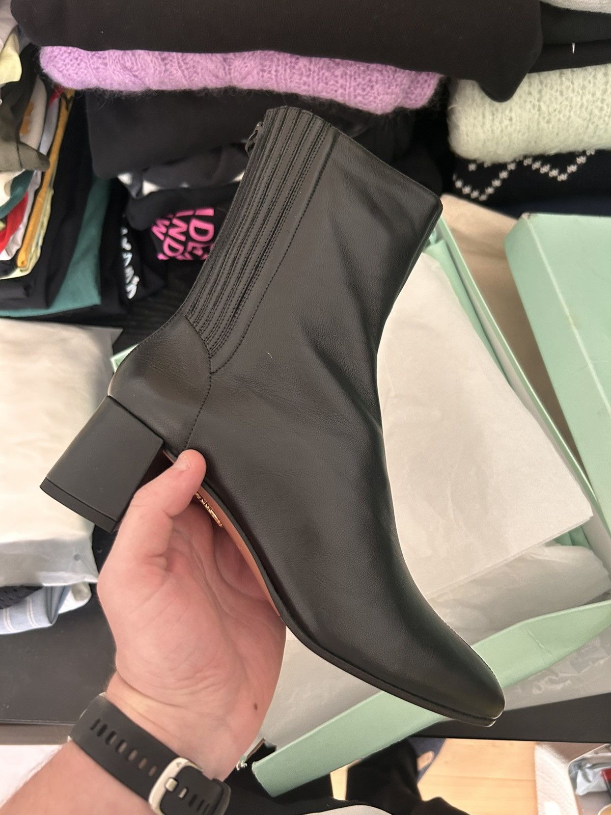 Aquazzura Aquazzura Saint Honore 50 Boots Size US 7.5 / IT 37.5 - 1 Thumbnail