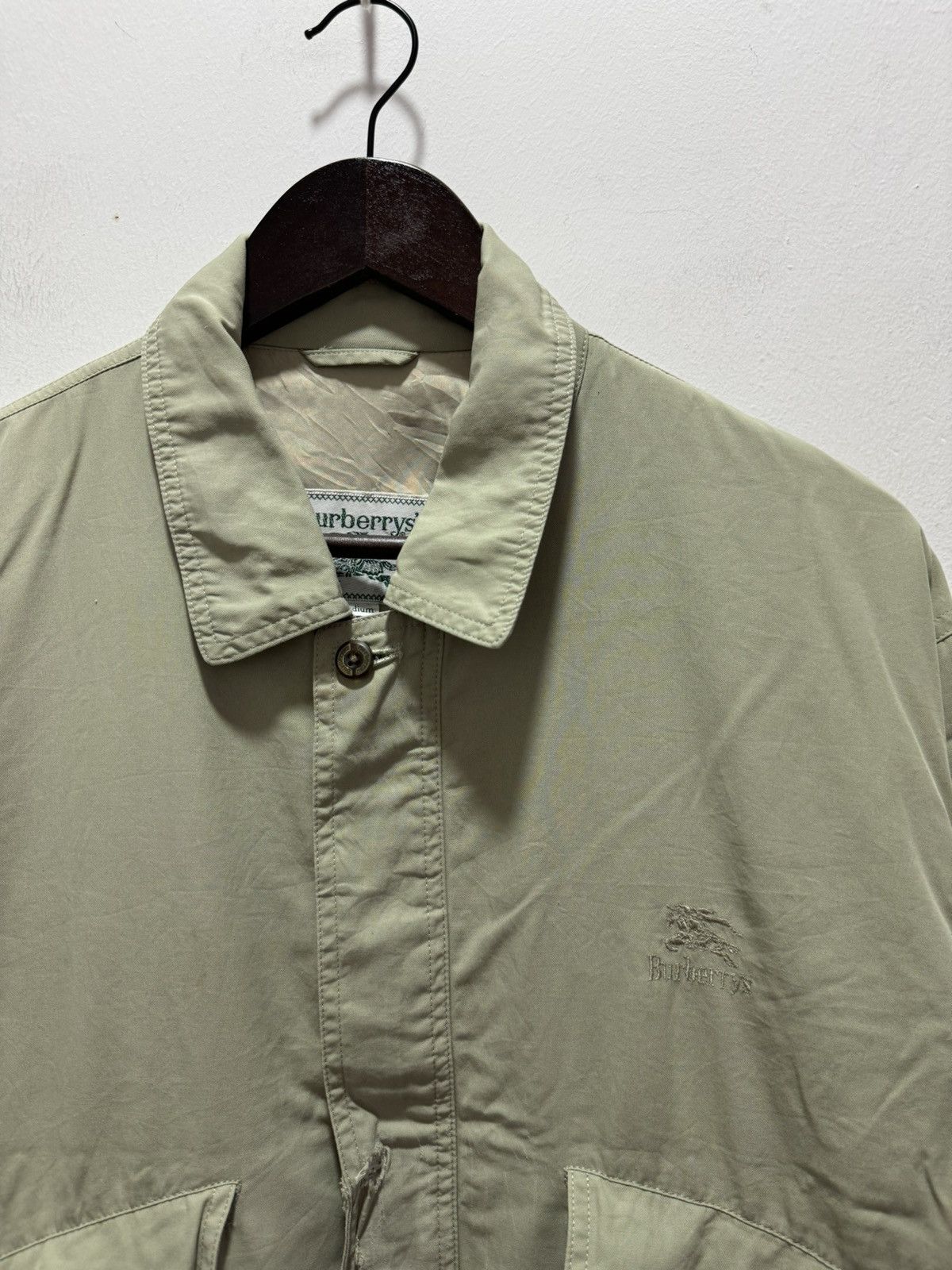 Burberry × Vintage DISTRESSED BURBERRY ZIP UP JACKET Size US S / EU 44-46 / 1 - 2 Thumbnail