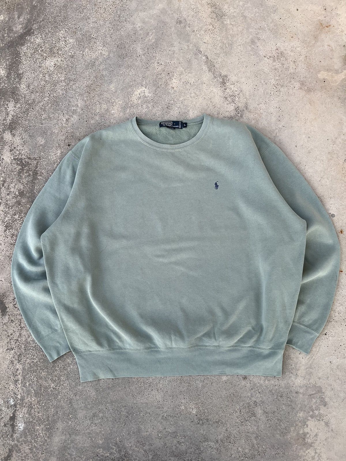 Polo Ralph Lauren Distressed Vintage Polo Ralph Lauren Small Pony Sweatshirt Size US XXL / EU 58 / 5 - 1 Thumbnail