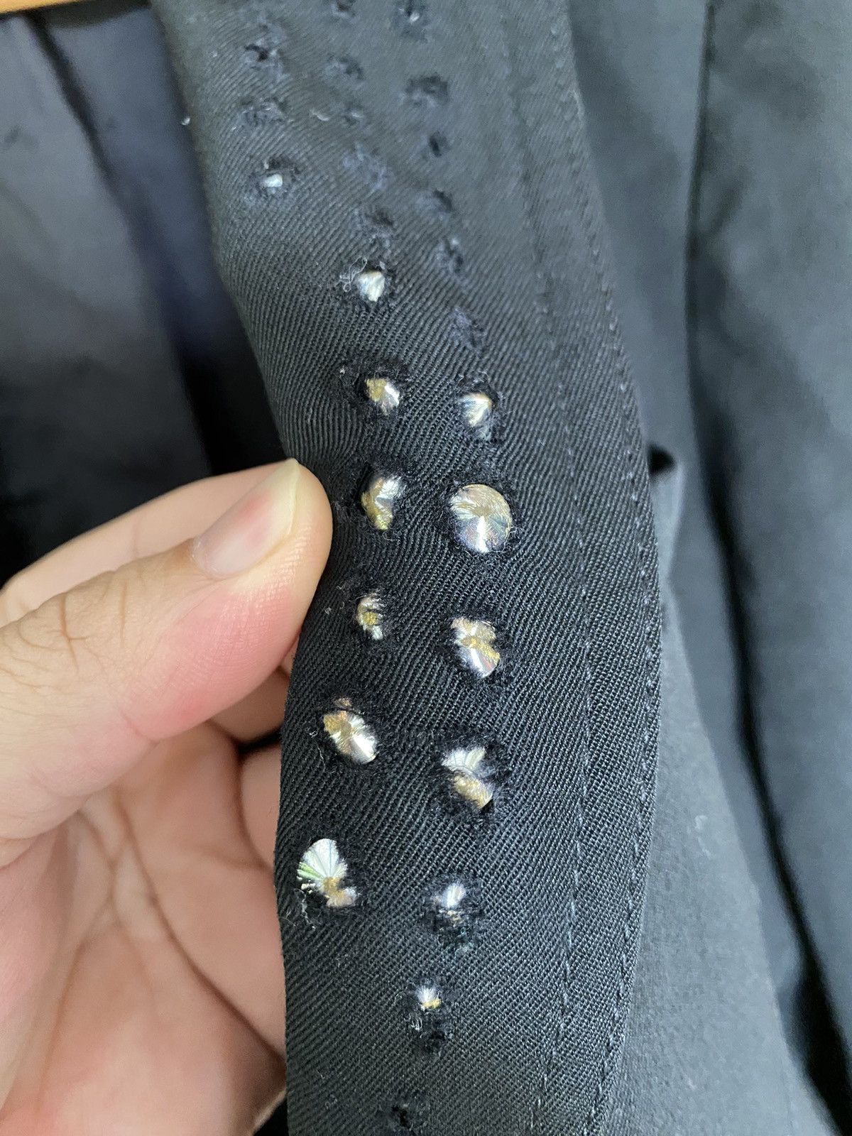 CABANE de ZUCCa Punk hidden collar Stud jacket wool Size US M / EU 48-50 / 2 - 9 Thumbnail