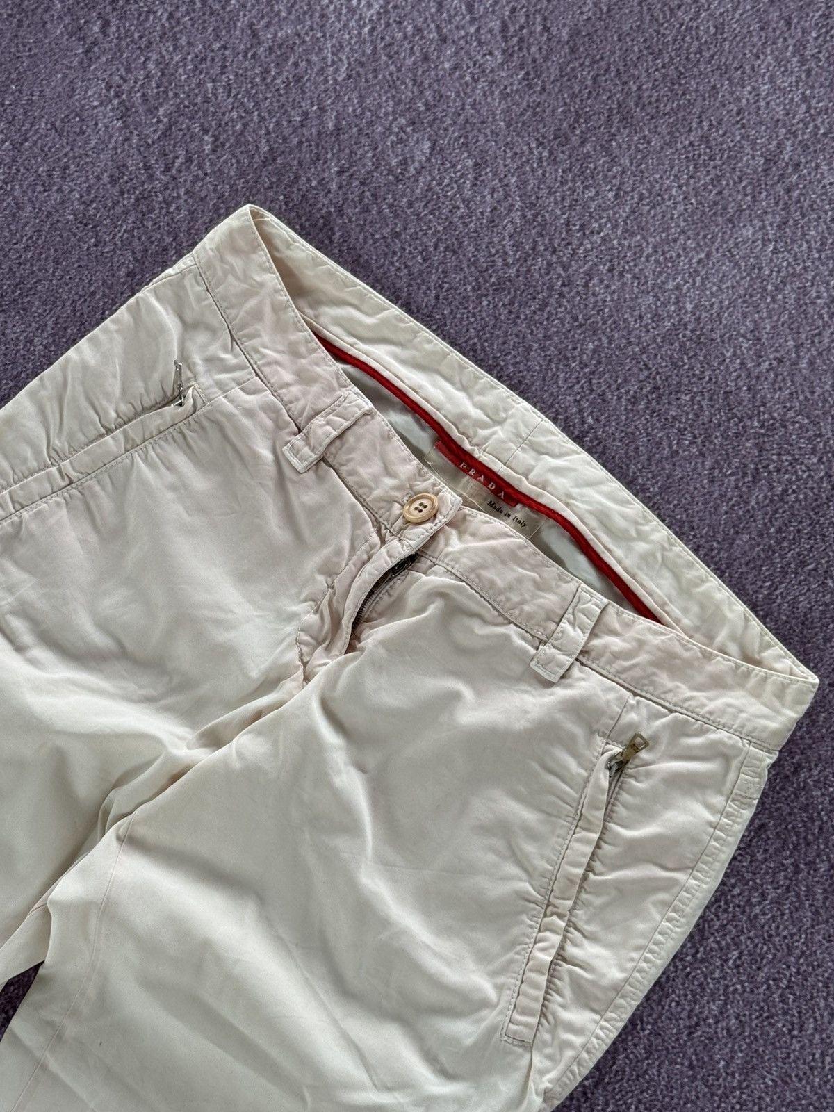 Prada Prada 00s Vintage Glamour Cargo Pants - Baggy Fit Size 34" / US 12 / IT 48 - 7 Thumbnail
