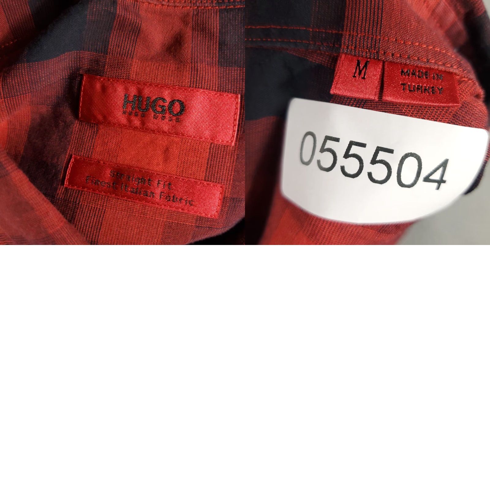 Hugo Boss Hugo Boss Shirt Mens Size Medium Red Plaid Casual Button Up Long Sleeve Size US M / EU 48-50 / 2 - 8 Thumbnail